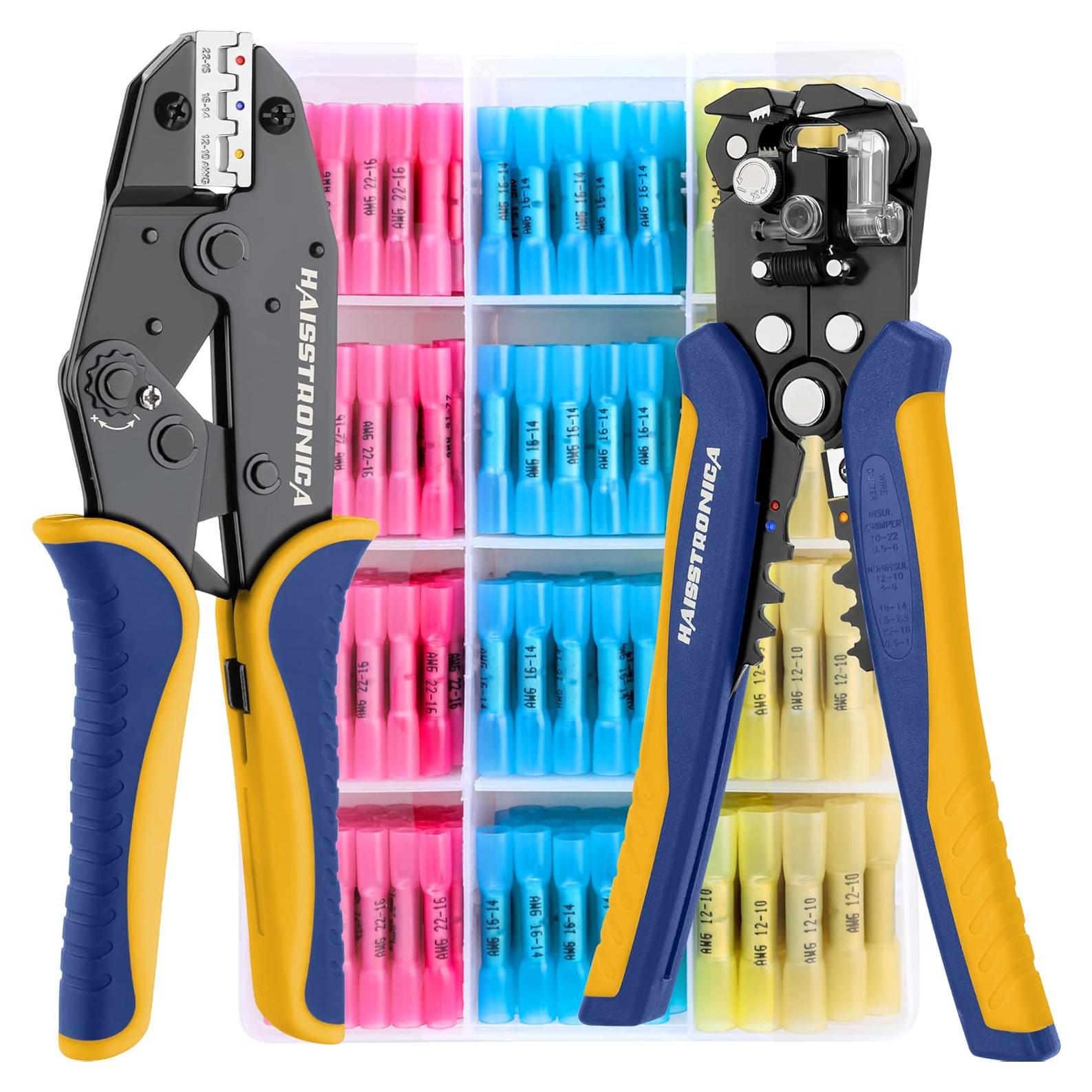 Kit de Crimpado Haisstronica con 200 Conectores Termorretráctiles
