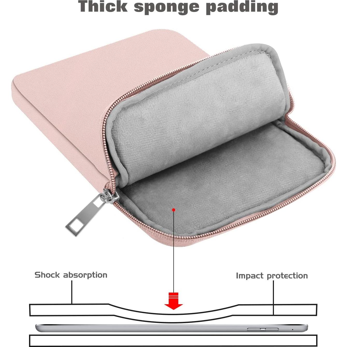 Funda para Tableta MoKo Rosa Bebé 9-11 Pulgadas Universal