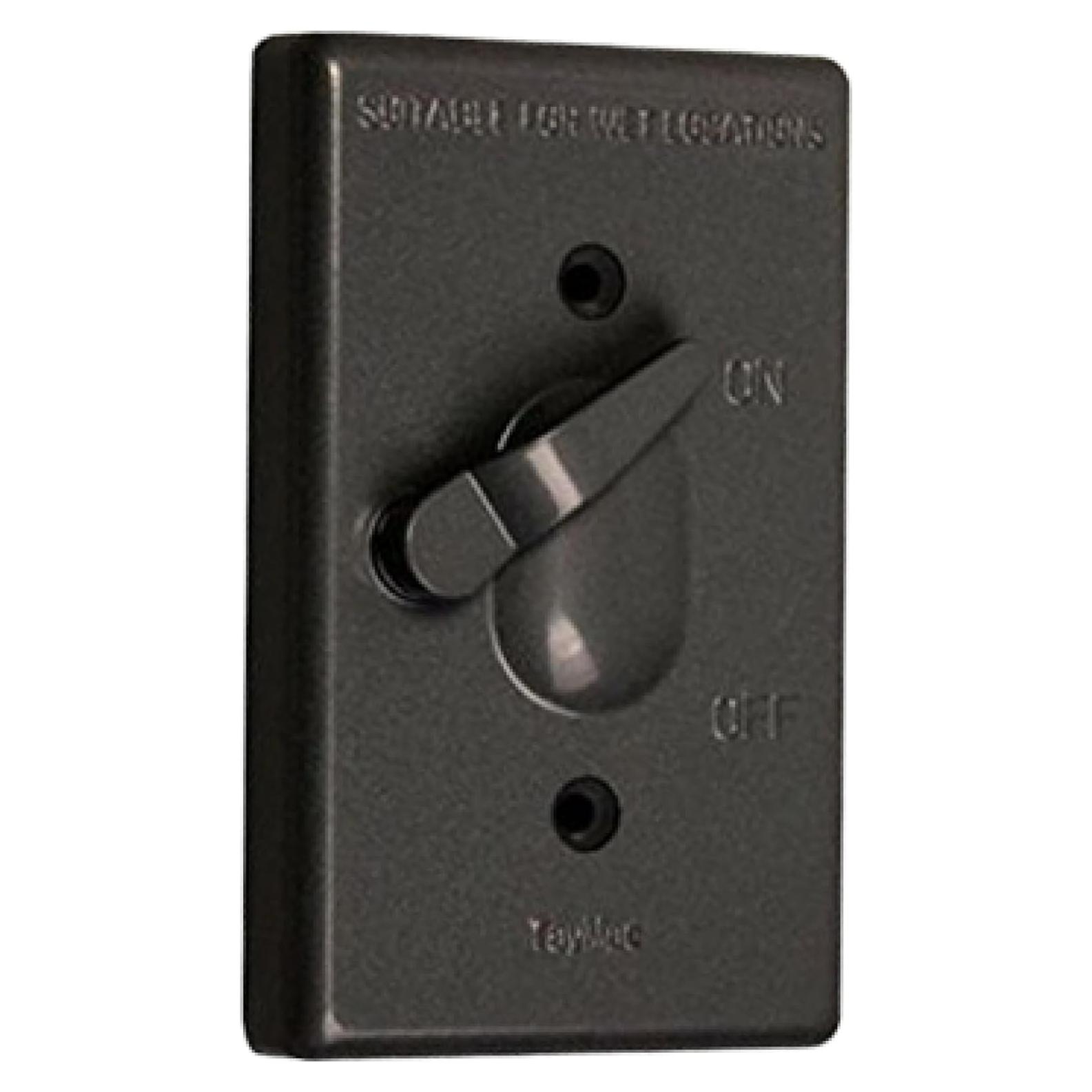 Cubierta a Prueba de Climas TayMac TC100Z 1-Gang Bronce