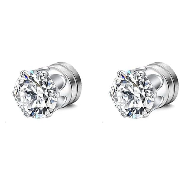 Aretes Magnéticos de Circonita Hipoalergénicos NewZenro 5mm