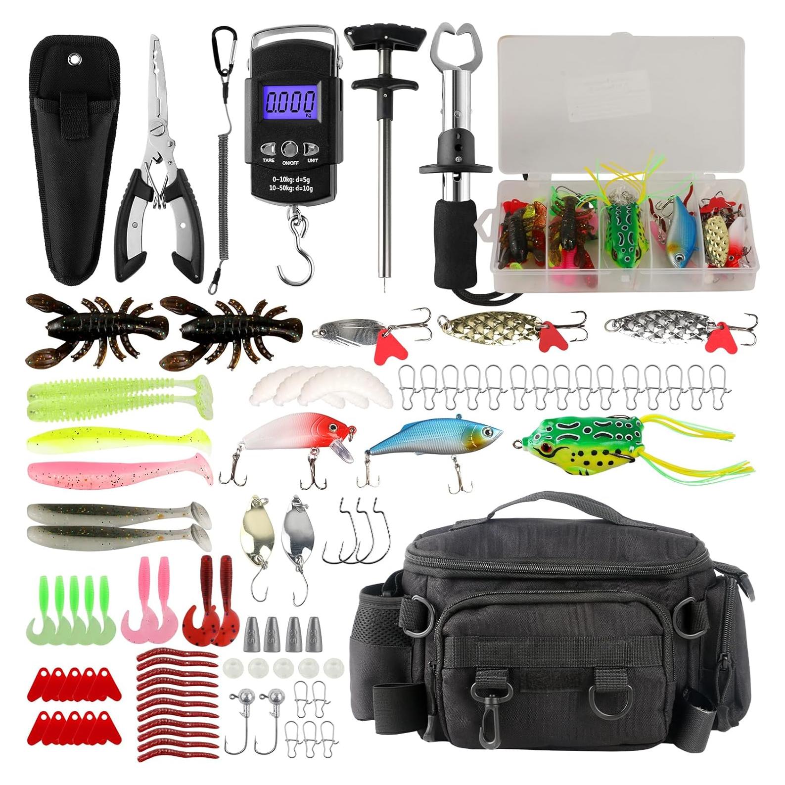 Kit de Herramientas de Pesca Mouhike 113 Piezas con Bolsa