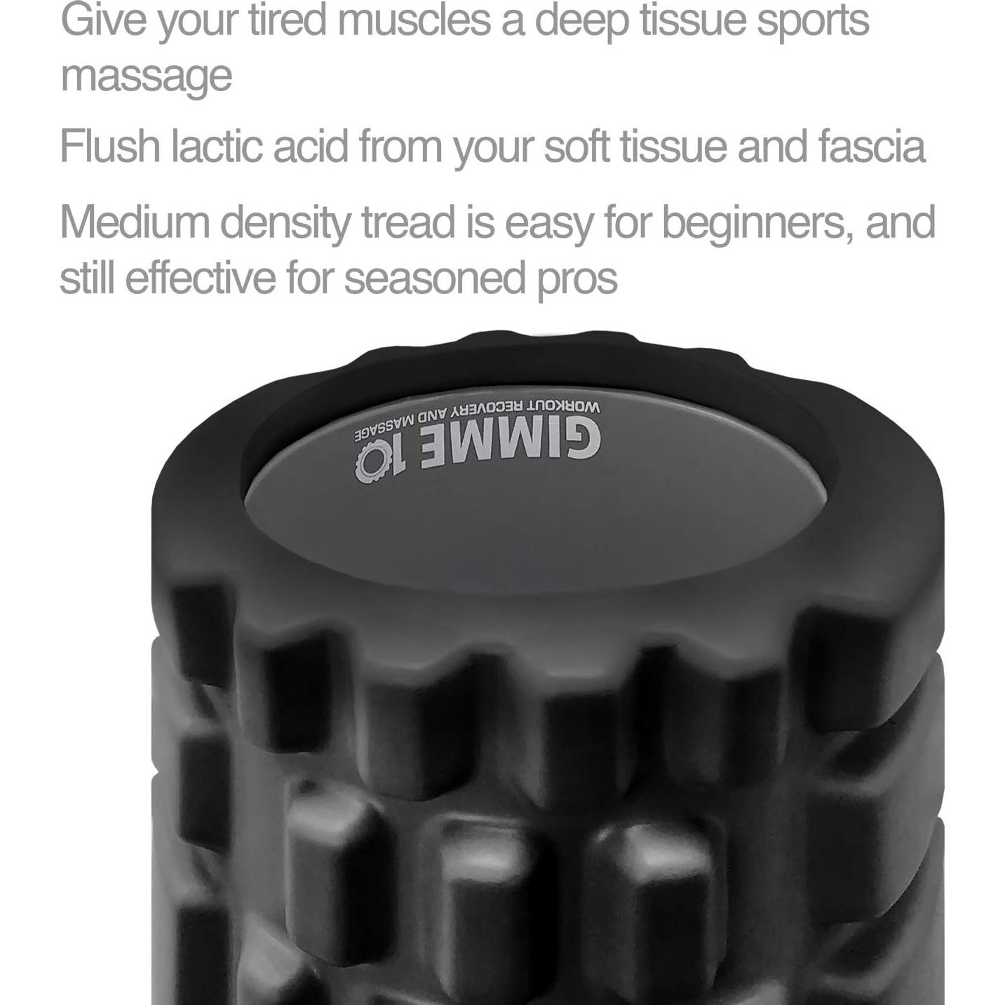 Rodillo de Espuma Gimme 10 Negro 31.75 cm Densidad Media