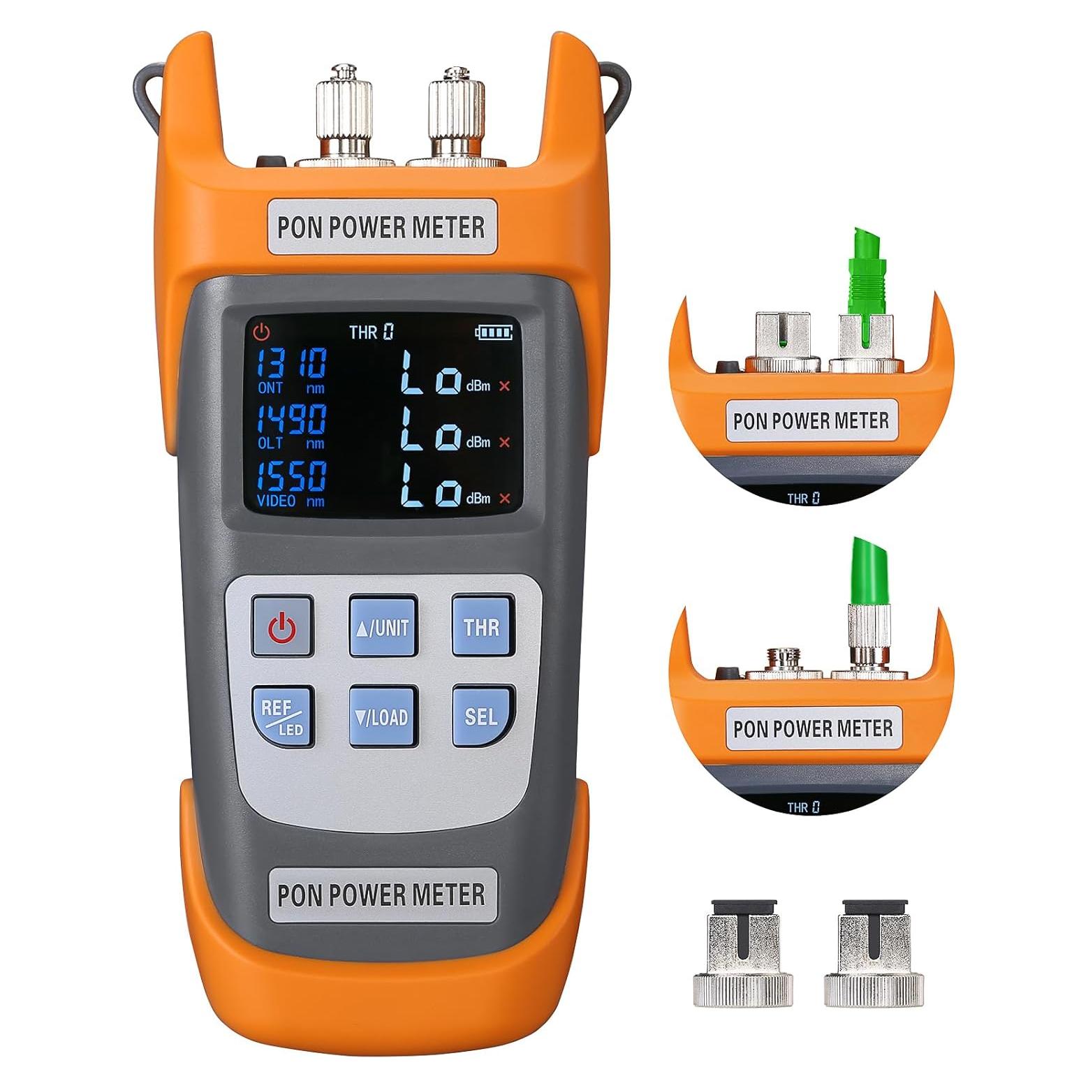 Medidor de Potencia Óptica SAIVXIAN A-330A SCAPC FCAPC 1310-1550nm