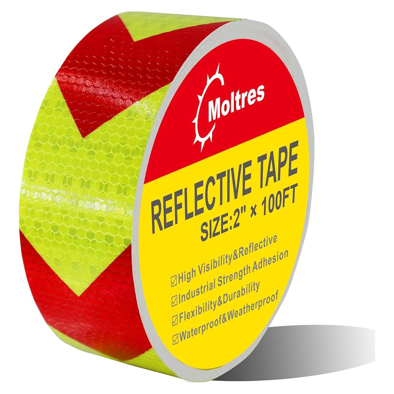 Cinta Reflectante Impermeable MOLTRES 5 cm x 30 m Seguridad