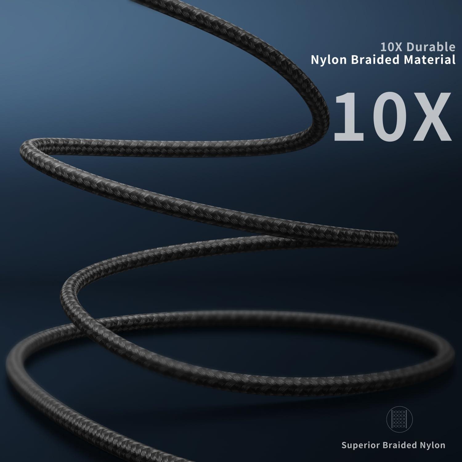 Cable USB C a Lightning 6FT KIYODA - Paquete de 3 MFi