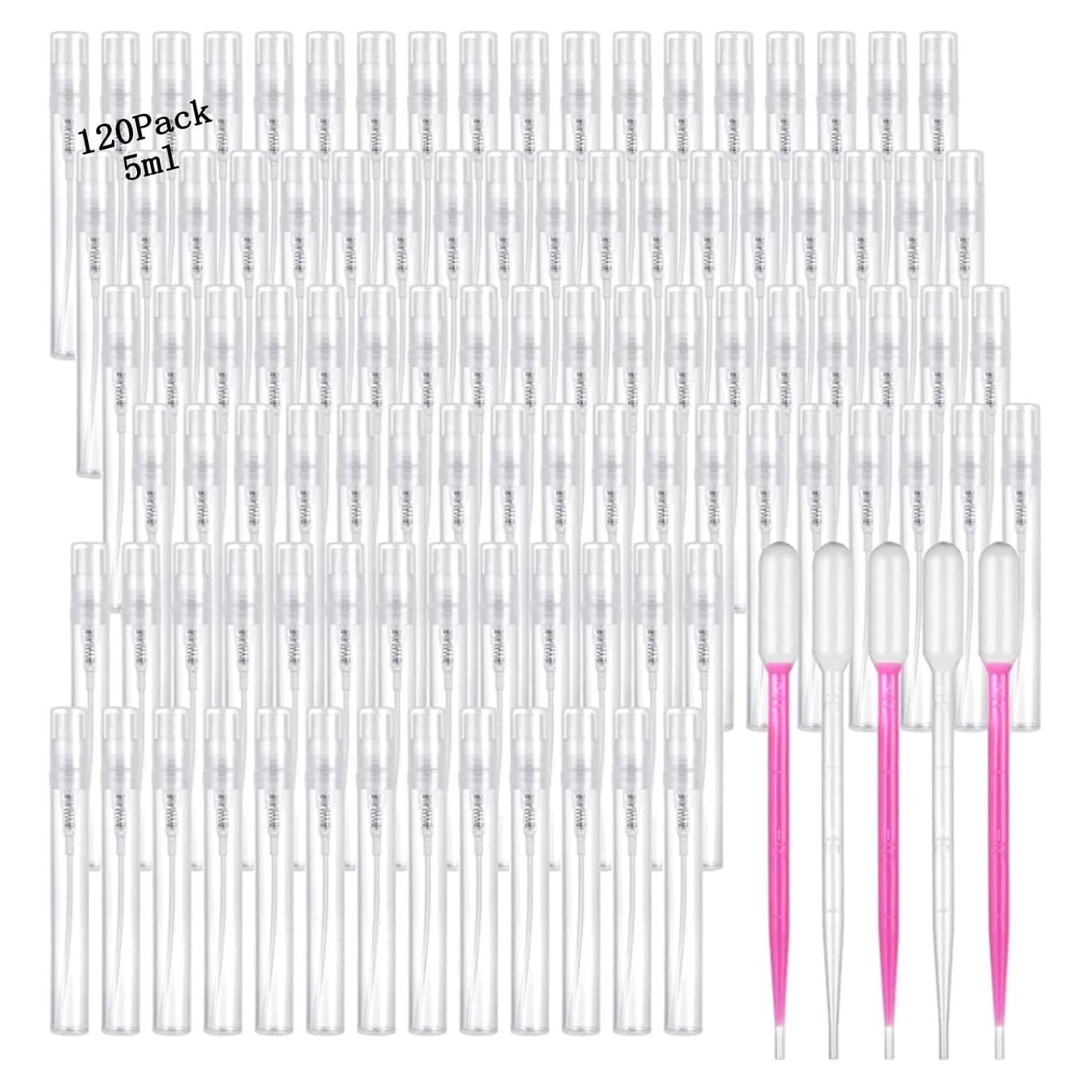 120 Botellas de Spray Rellenables 5ml QTLCOHD para Perfume