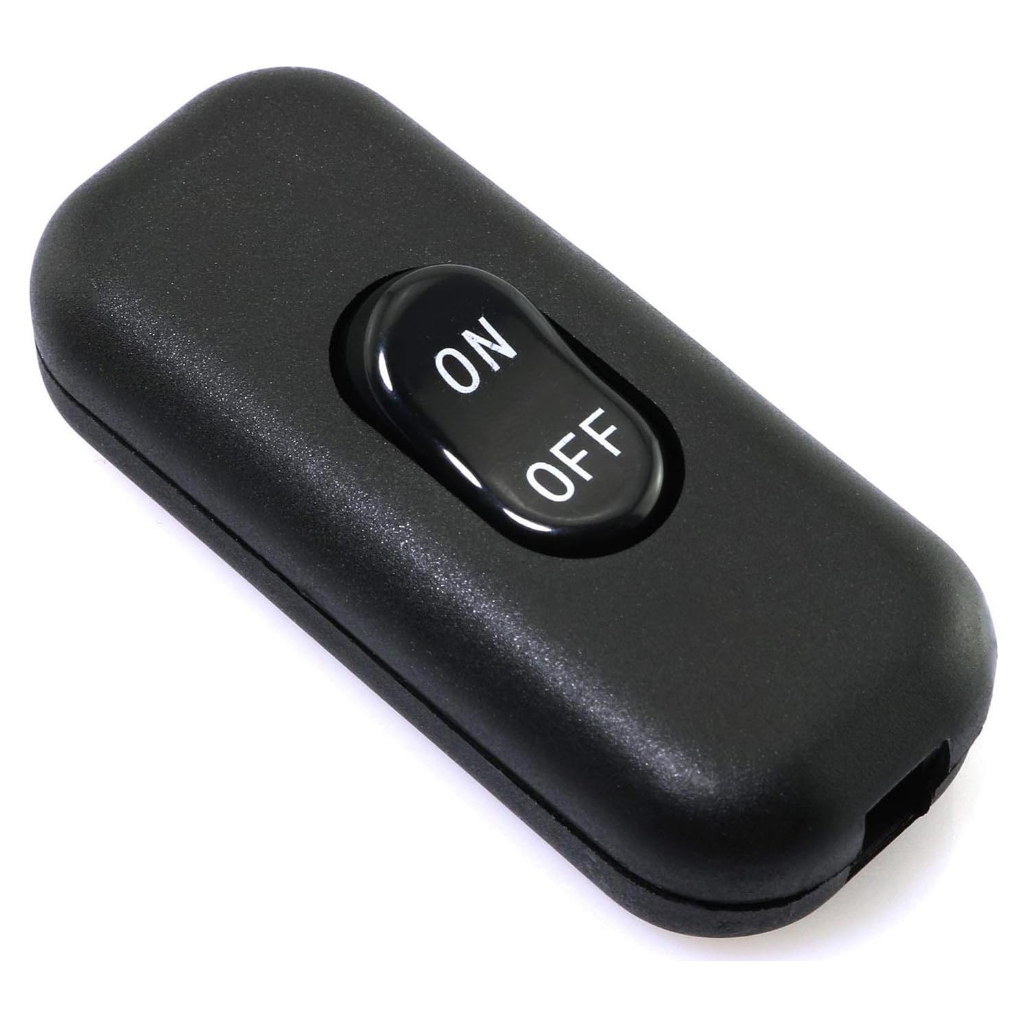 Interruptor de Cable On/Off E-excepcional Negro 250V 6A