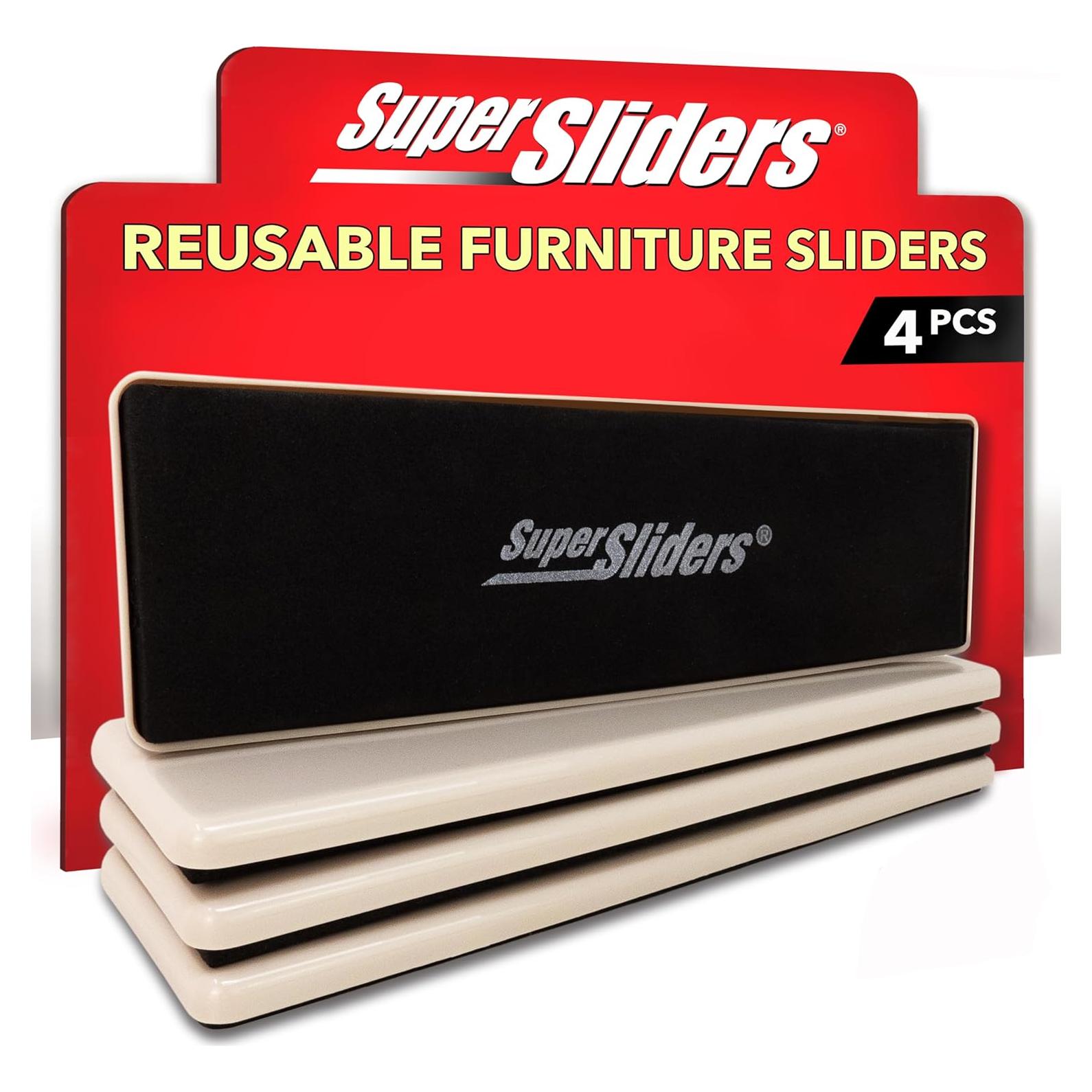 Deslizadores de Muebles SuperSliders 4 Piezas para Alfombra