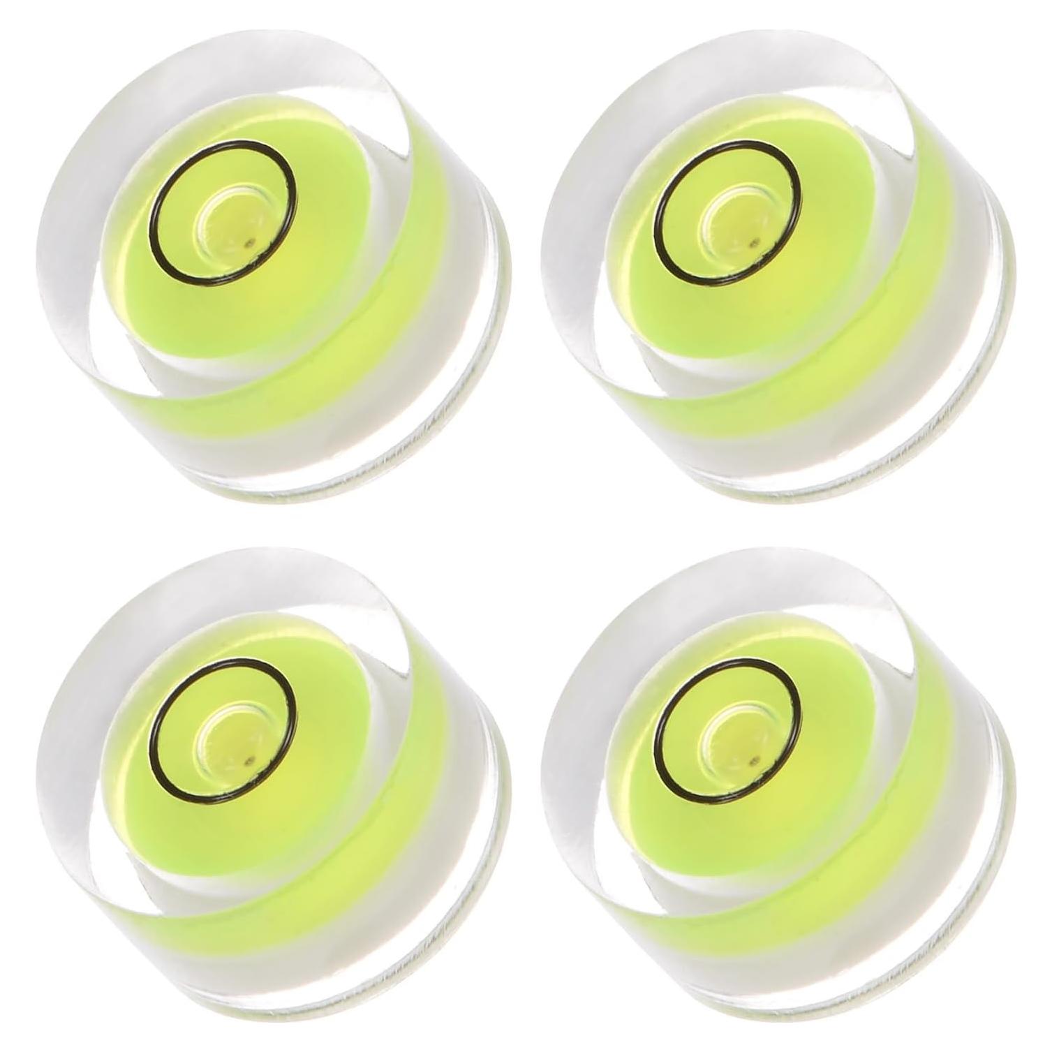 4 Niveles de Burbuja Redondos 8mm Kozelo - Herramientas de Nivelación