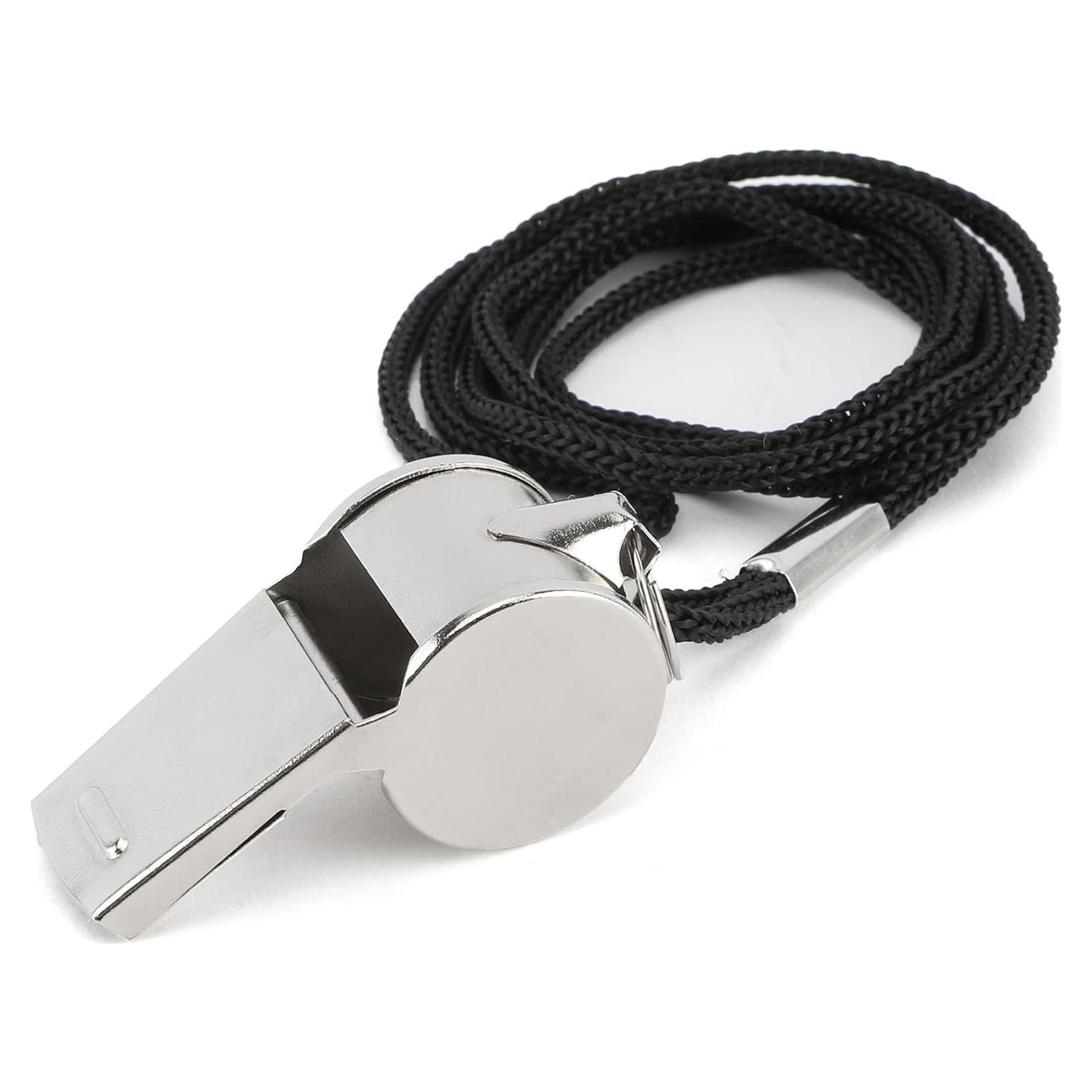 Silbato de Acero Inoxidable HadrNahkb para Entrenadores y Árbitros