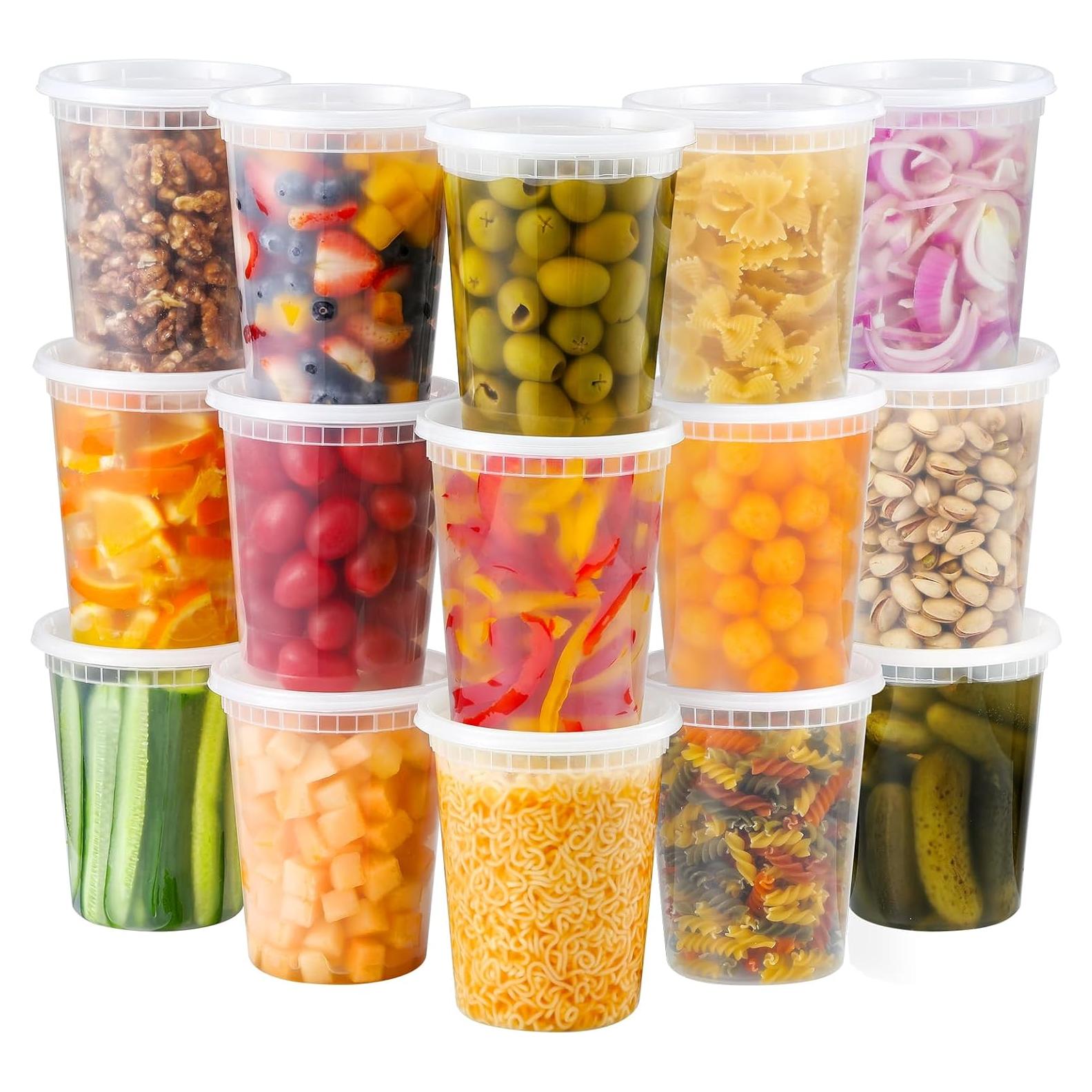 Contenedores de Alimentos AOZITA 40 Sets 0.95L Herméticos