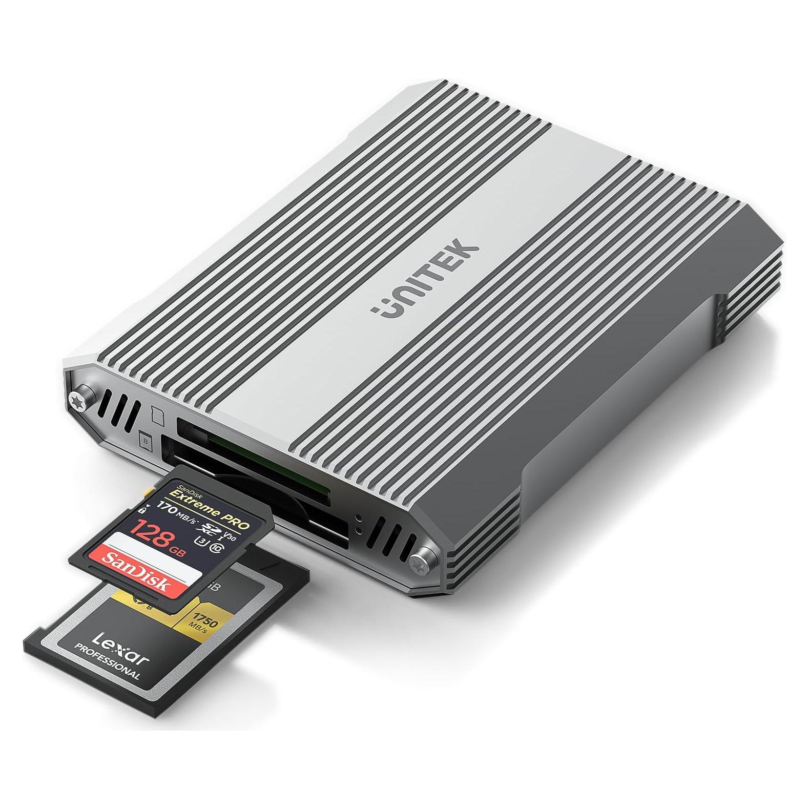 Lector de Tarjetas CFexpress Tipo B y SD Unitek 10Gbps