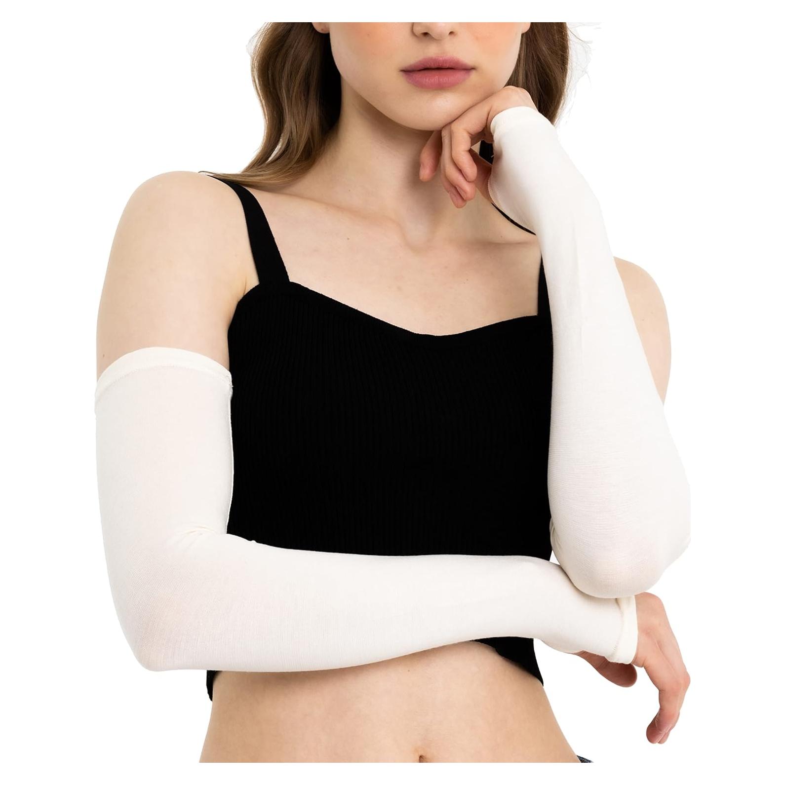 Mangas Calentadoras Unisex Causa Forcia Beige 45 cm