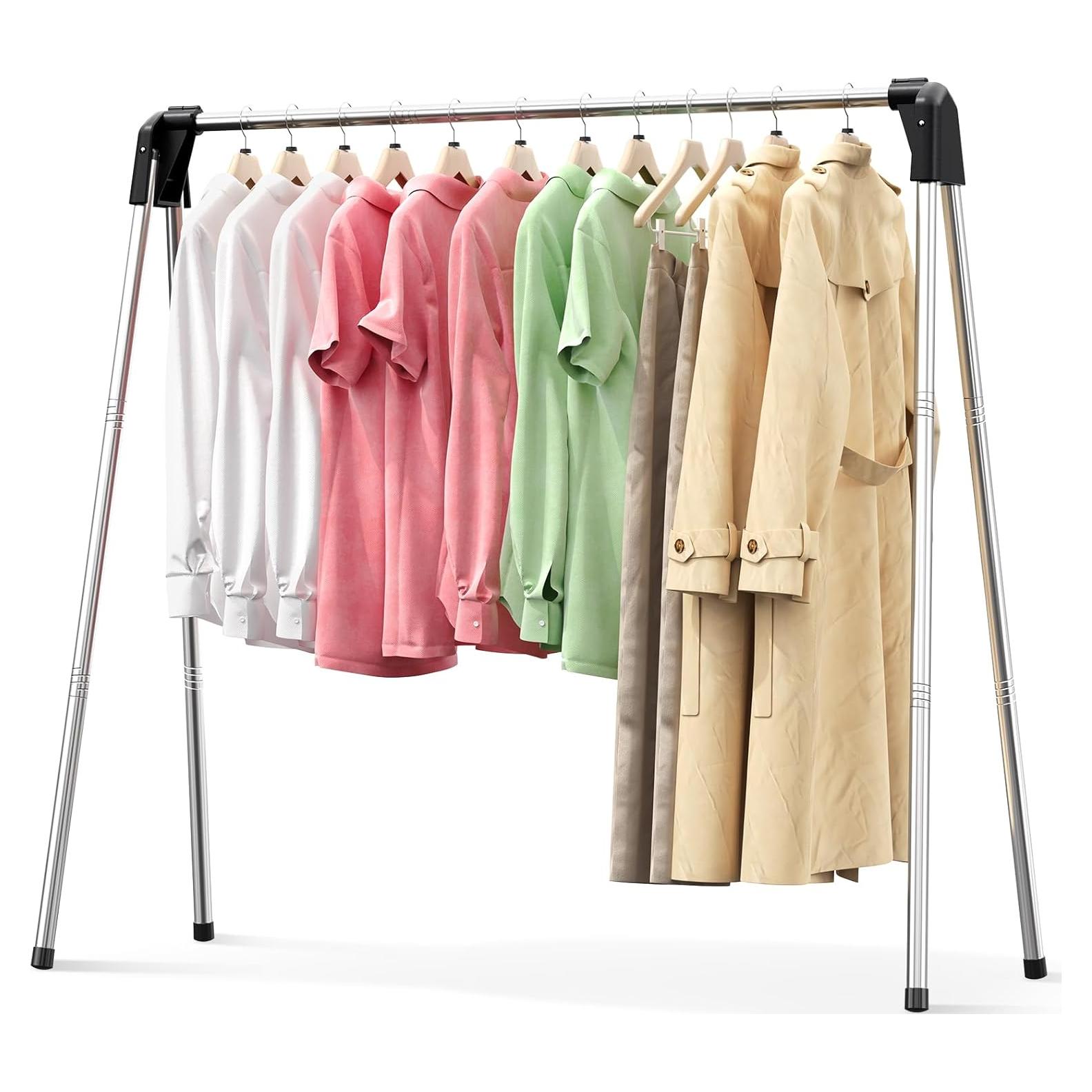 Perchero Plegable APEXCHASER de Acero Inoxidable 121.9 cm