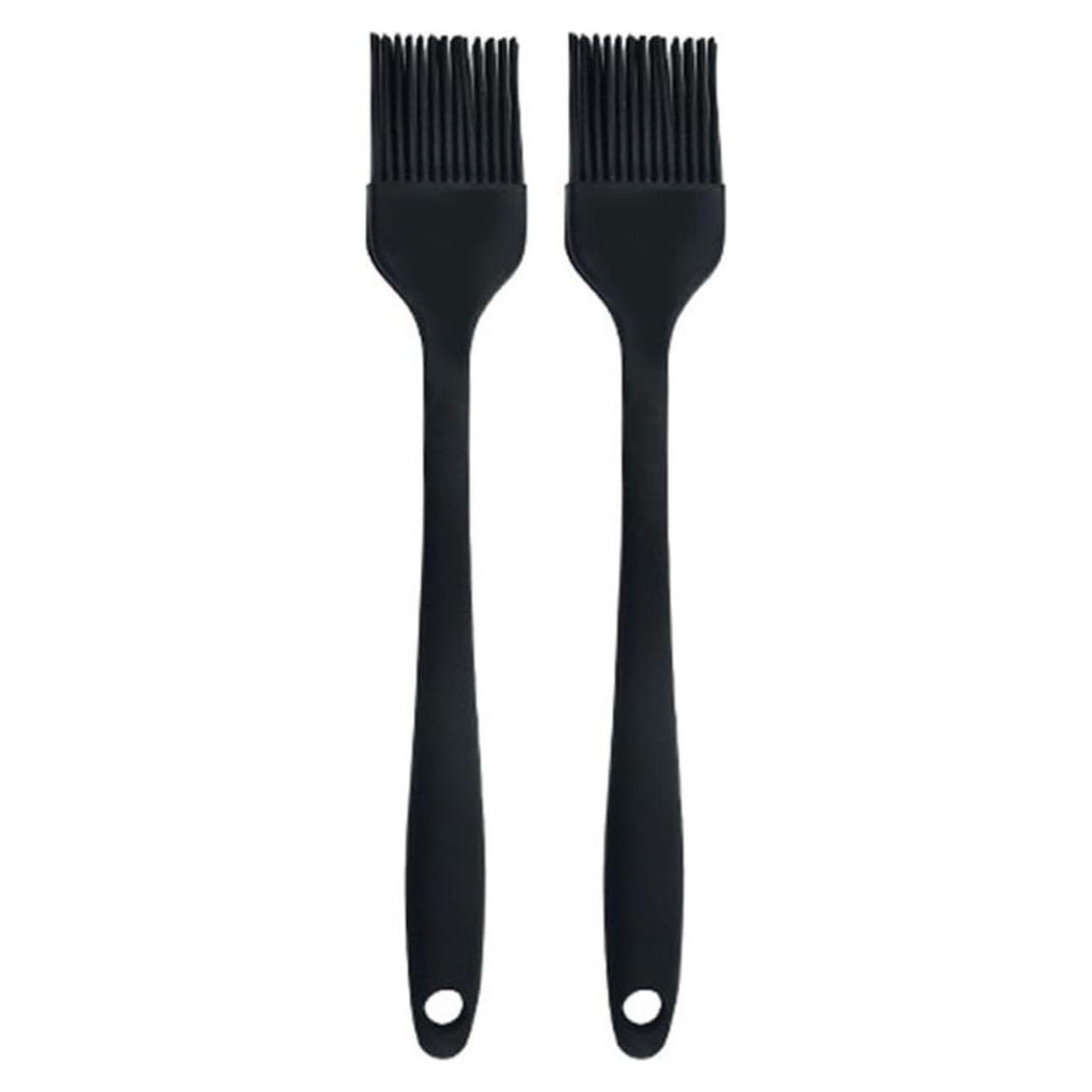 Brocha de Silicona para BBQ JYYHSF - 2 Piezas, Negro