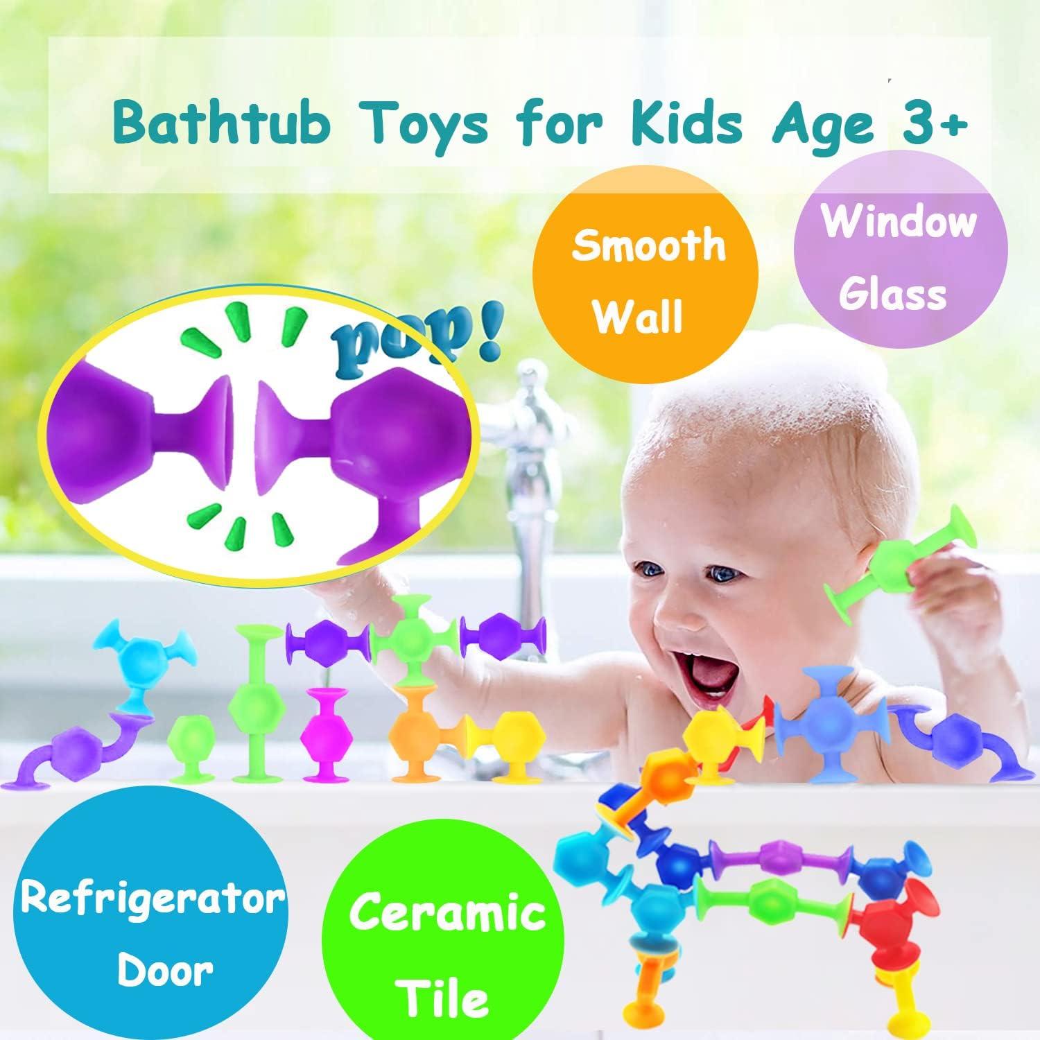 100 Juguetes de Baño de Ventosa para Bebés - CreateView