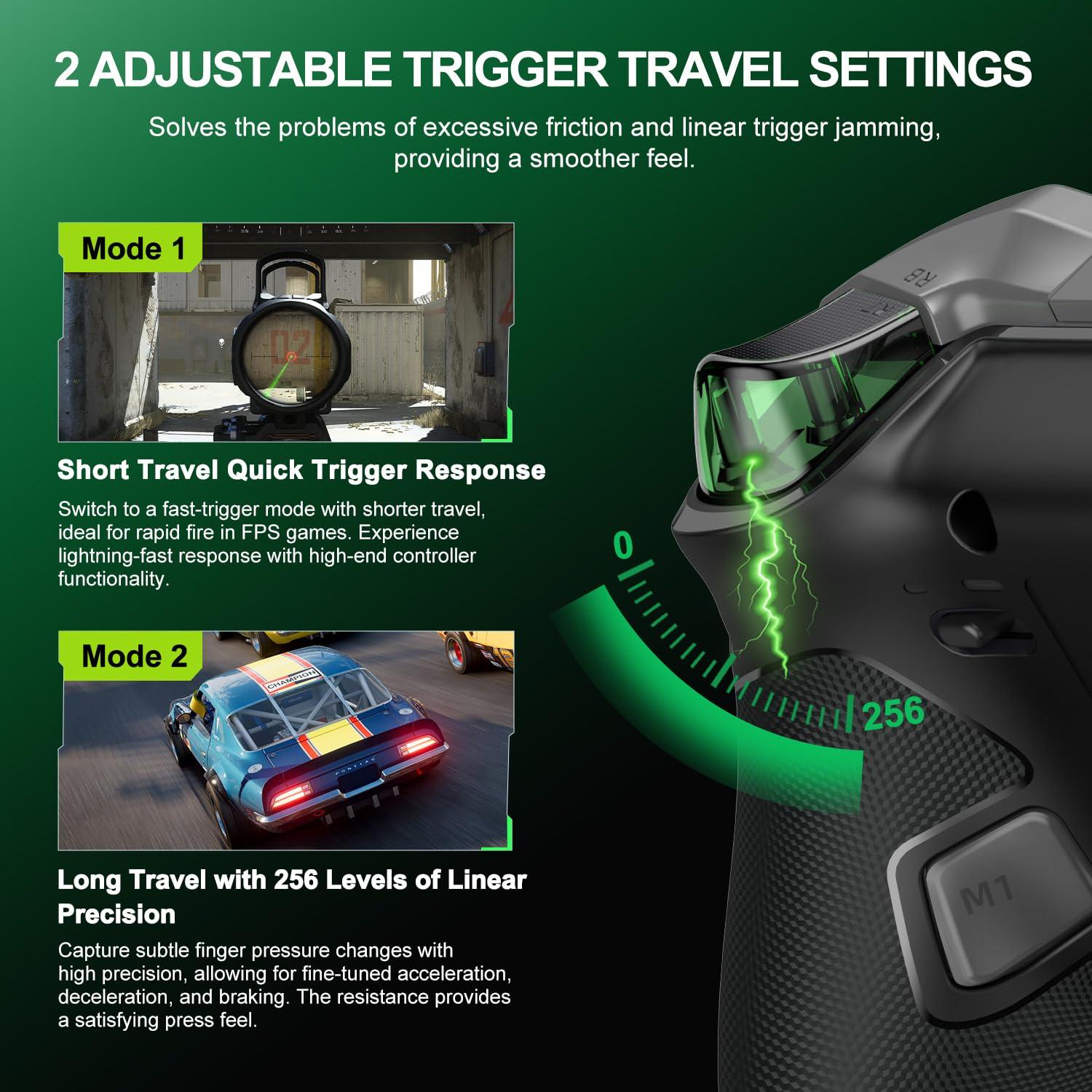 Controlador Inalámbrico PXN P5 para PC y Switch - Negro