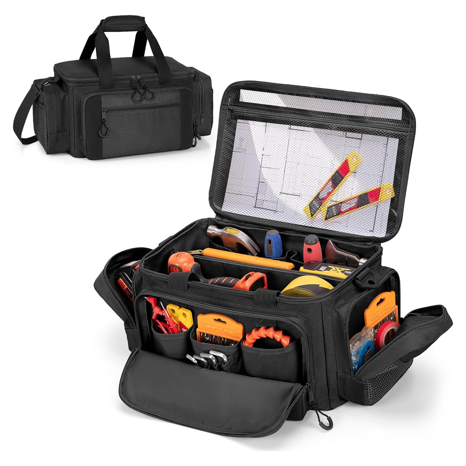 Bolsa de Herramientas Táctica Trahzia Negra 35.56x21.59x20.07 cm