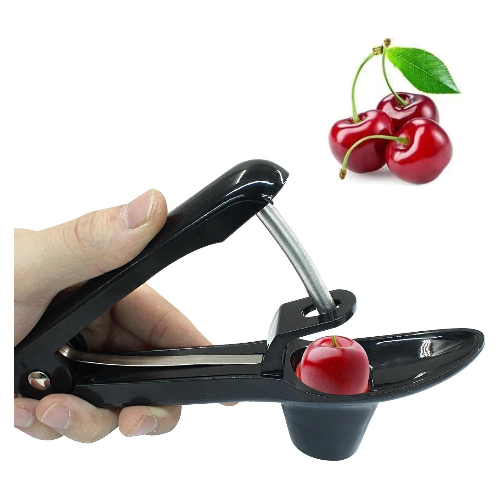 Extractor de Huesos de Cereza Kemcatui 18cm Negro