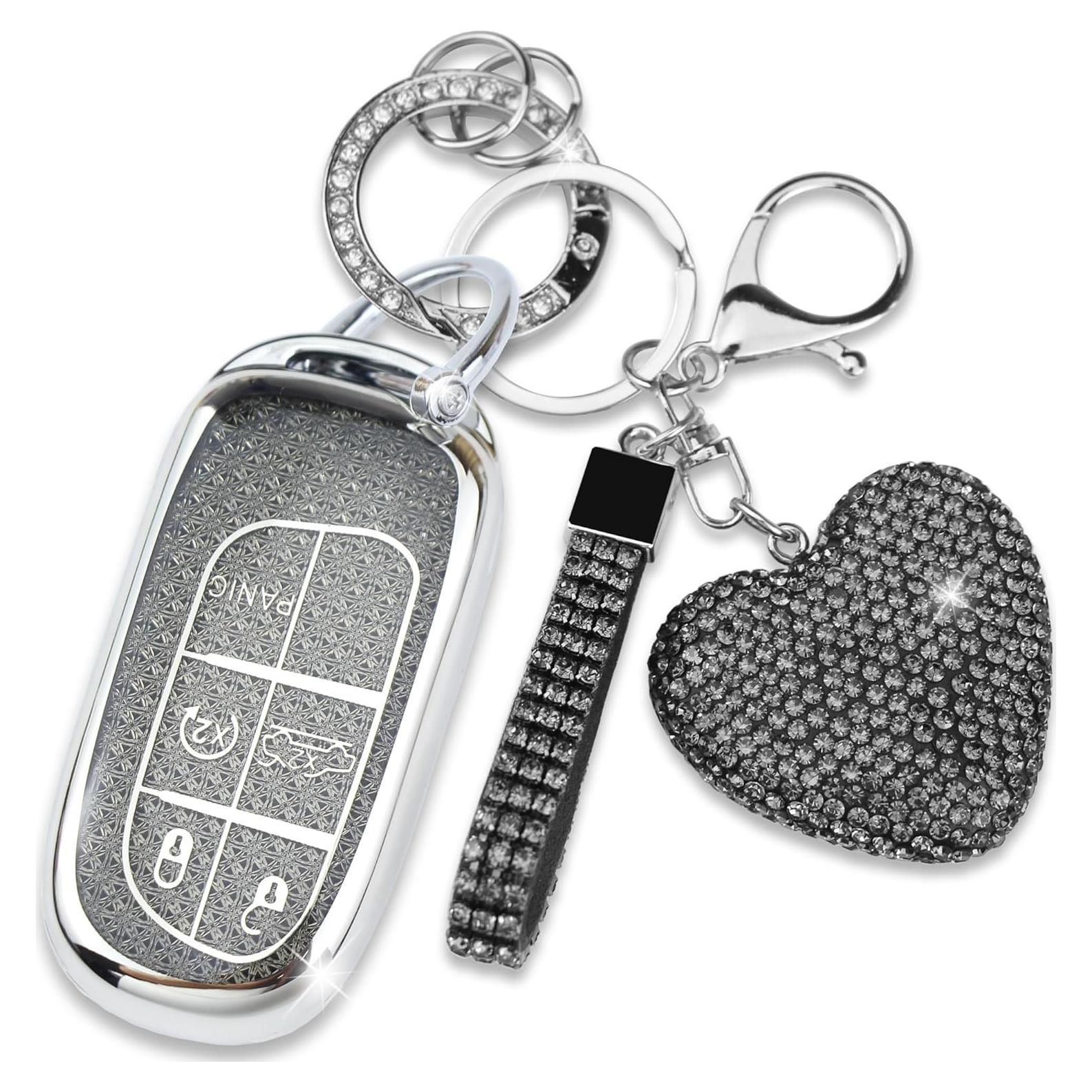 Cubierta de Llave Simocky para Jeep Grand Cherokee 5 Botones