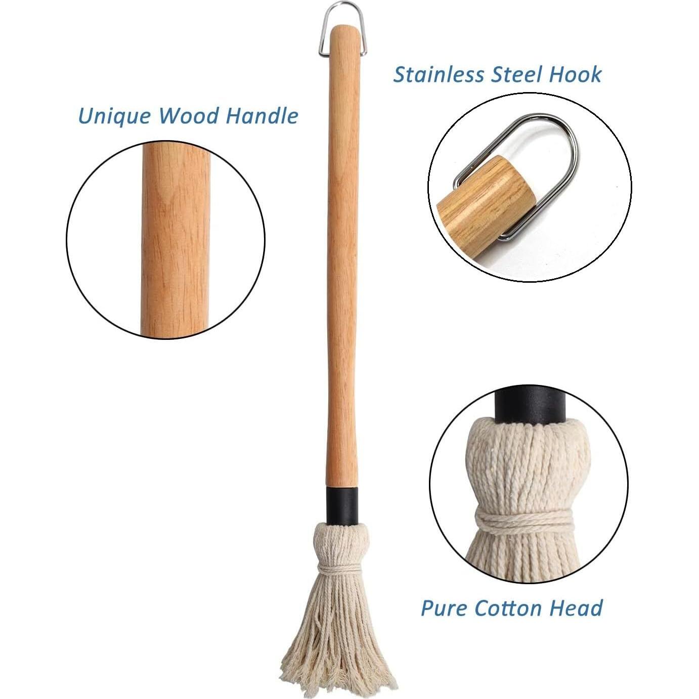 Brocha de Basting FXFSTEEL 39.37 cm con 2 Cabezas Repuesto