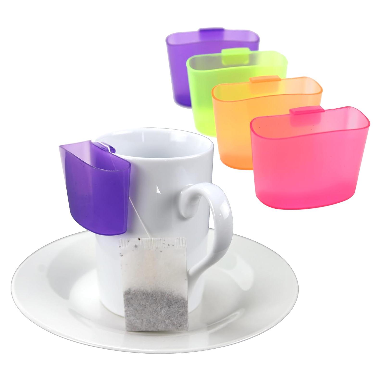 Soporte para Bolsa de Té en Taza Iconikal 4-Pack Multicolor