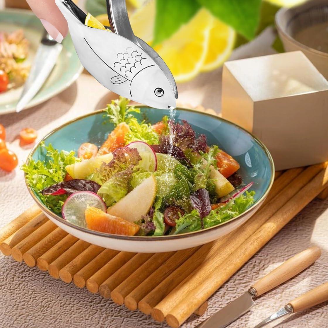 Exprimidor de Limón Manual HyzaPhix 3pcs Acero Inoxidable