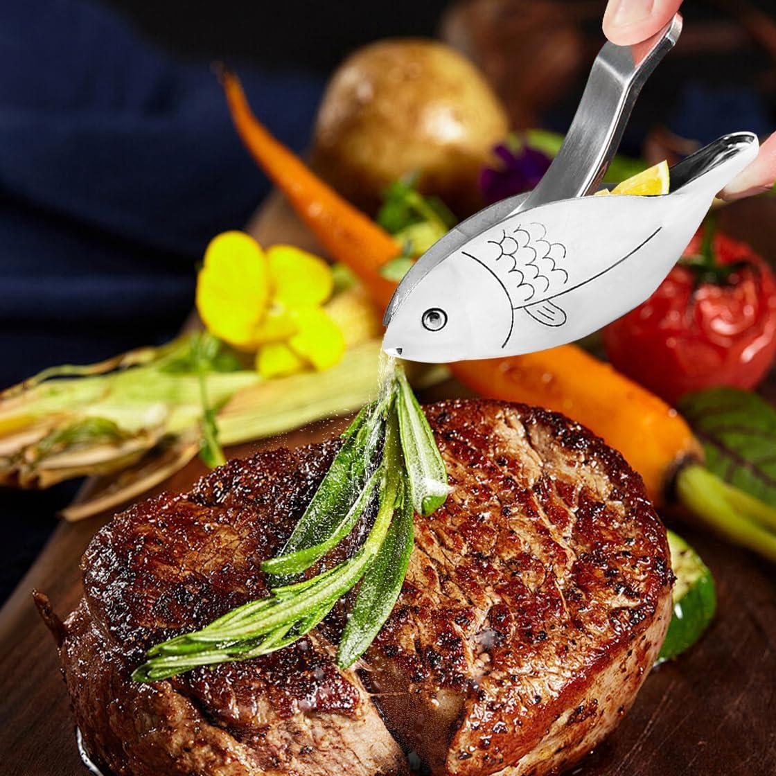 Exprimidor de Limón Manual HyzaPhix 3pcs Acero Inoxidable