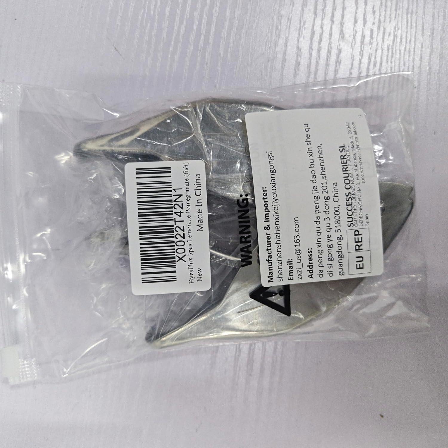 Exprimidor de Limón Manual HyzaPhix 3pcs Acero Inoxidable