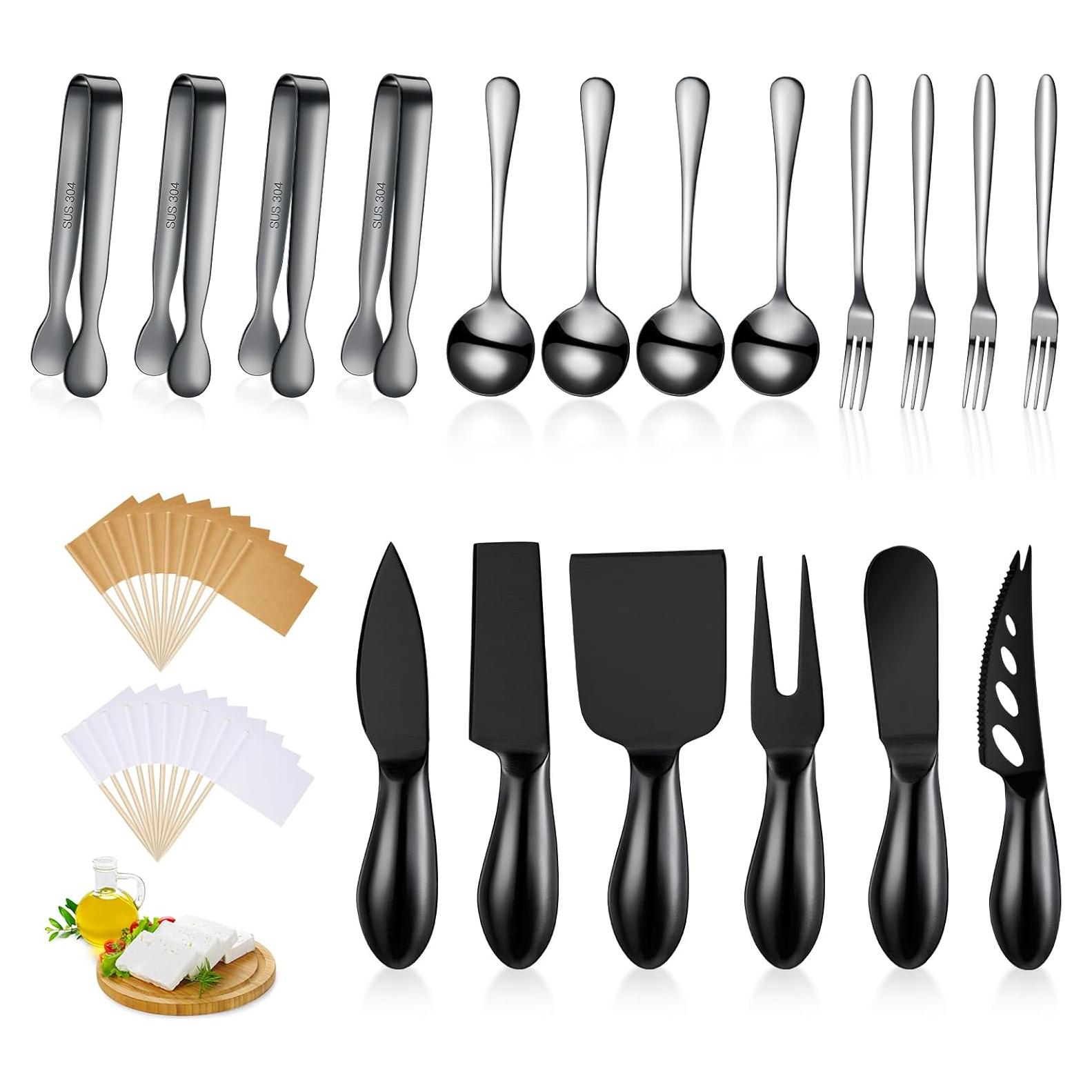 Set de Utensilios de Charcutería Patelai 18 Piezas Acero Inoxidable