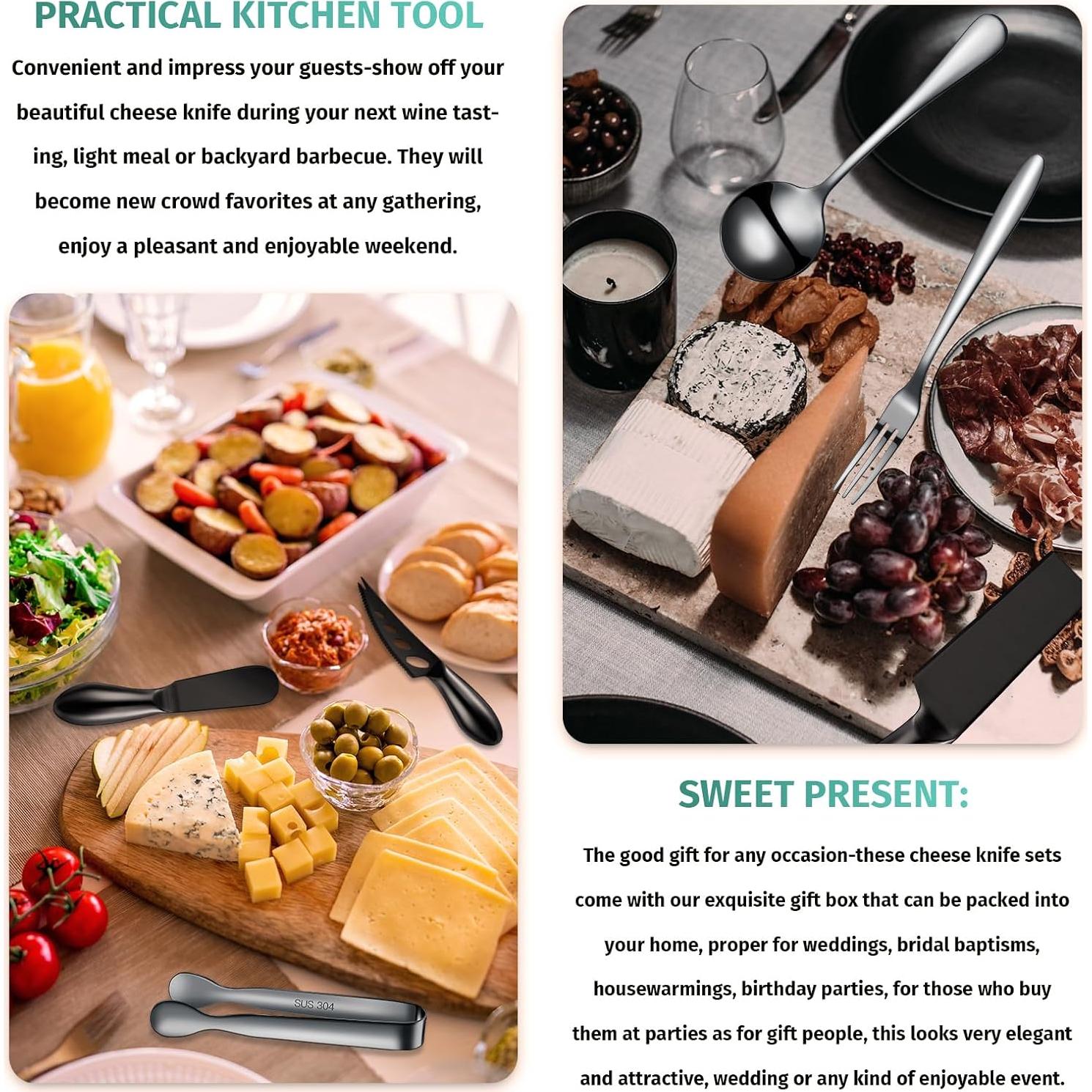 Set de Utensilios de Charcutería Patelai 18 Piezas Acero Inoxidable