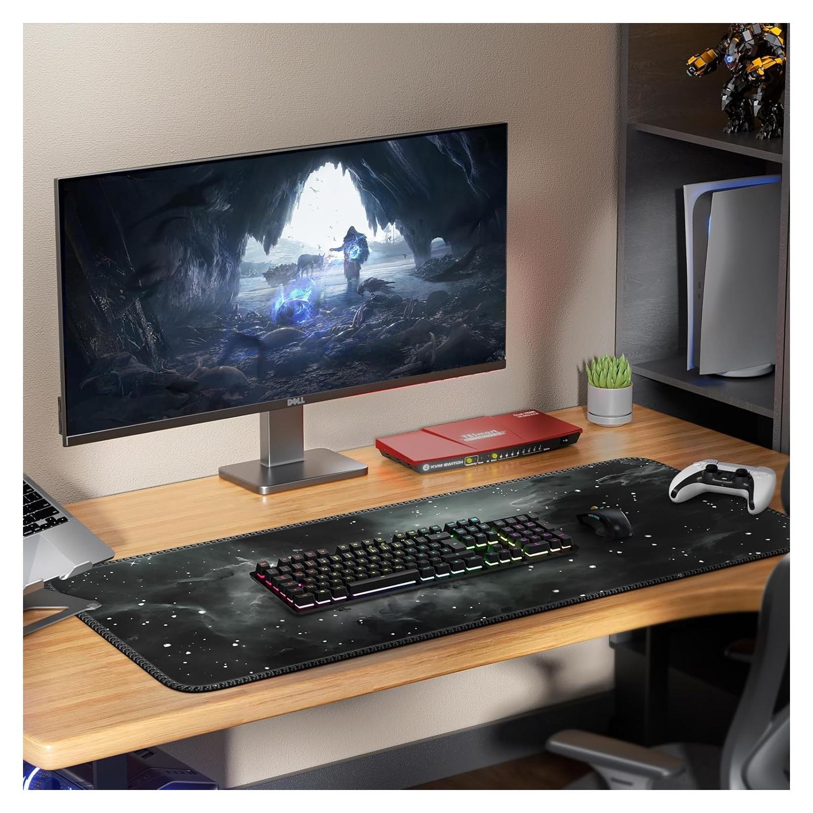 Alfombrilla de Ratón Gaming iCasso XXL Roca Estelar 90x40cm