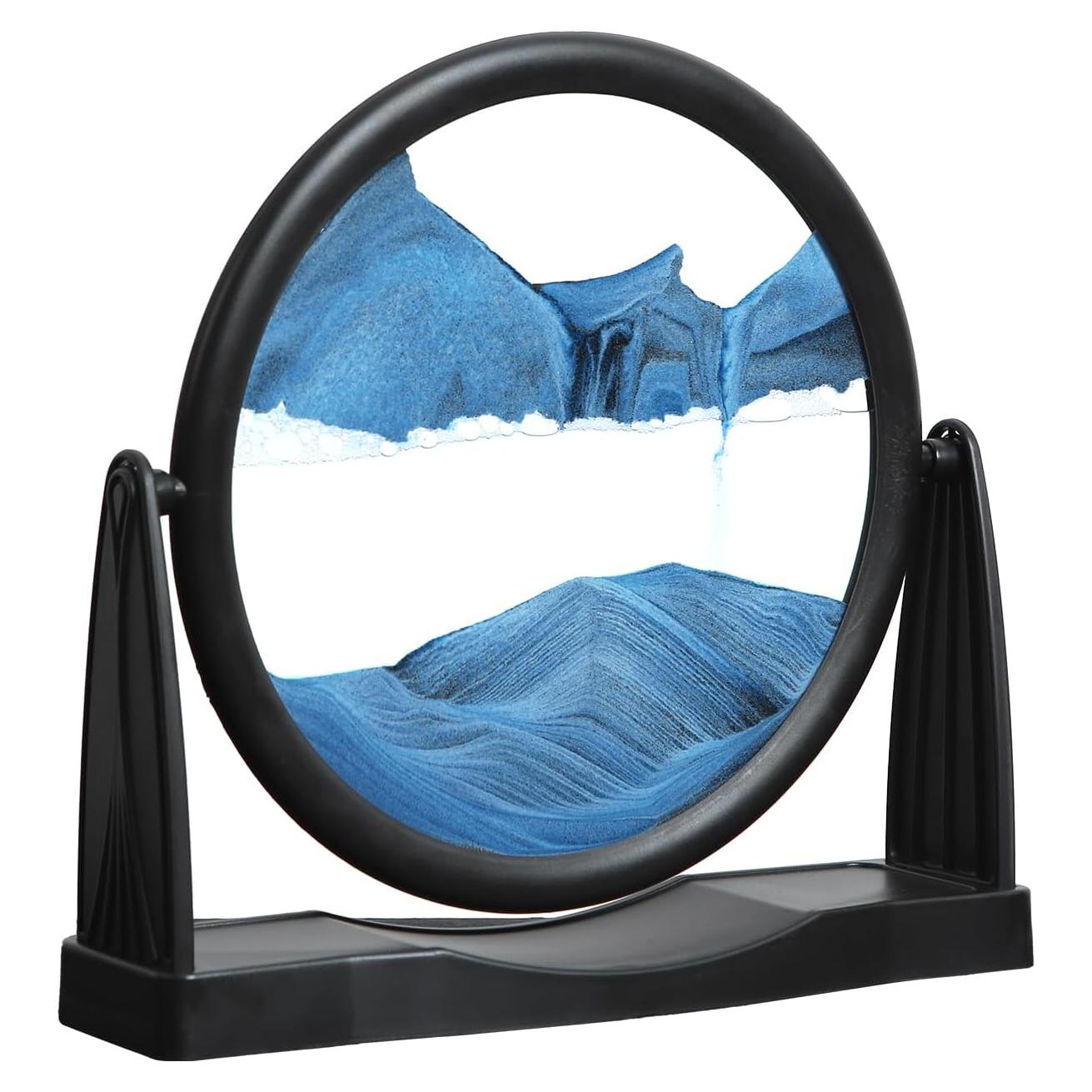 Arte de Arena en Movimiento MXYATCJ 20 cm Azul Decoración