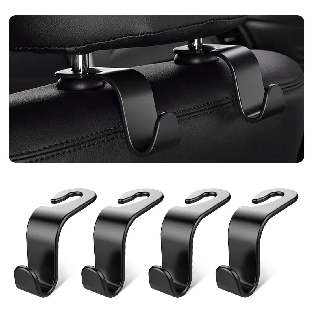 Ganchos para Reposacabezas Moly Magnolia - 4 Piezas Negro