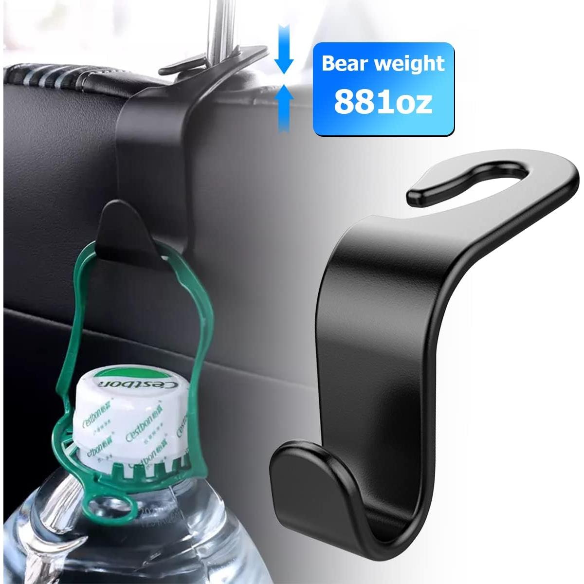 Ganchos para Reposacabezas Moly Magnolia - 4 Piezas Negro