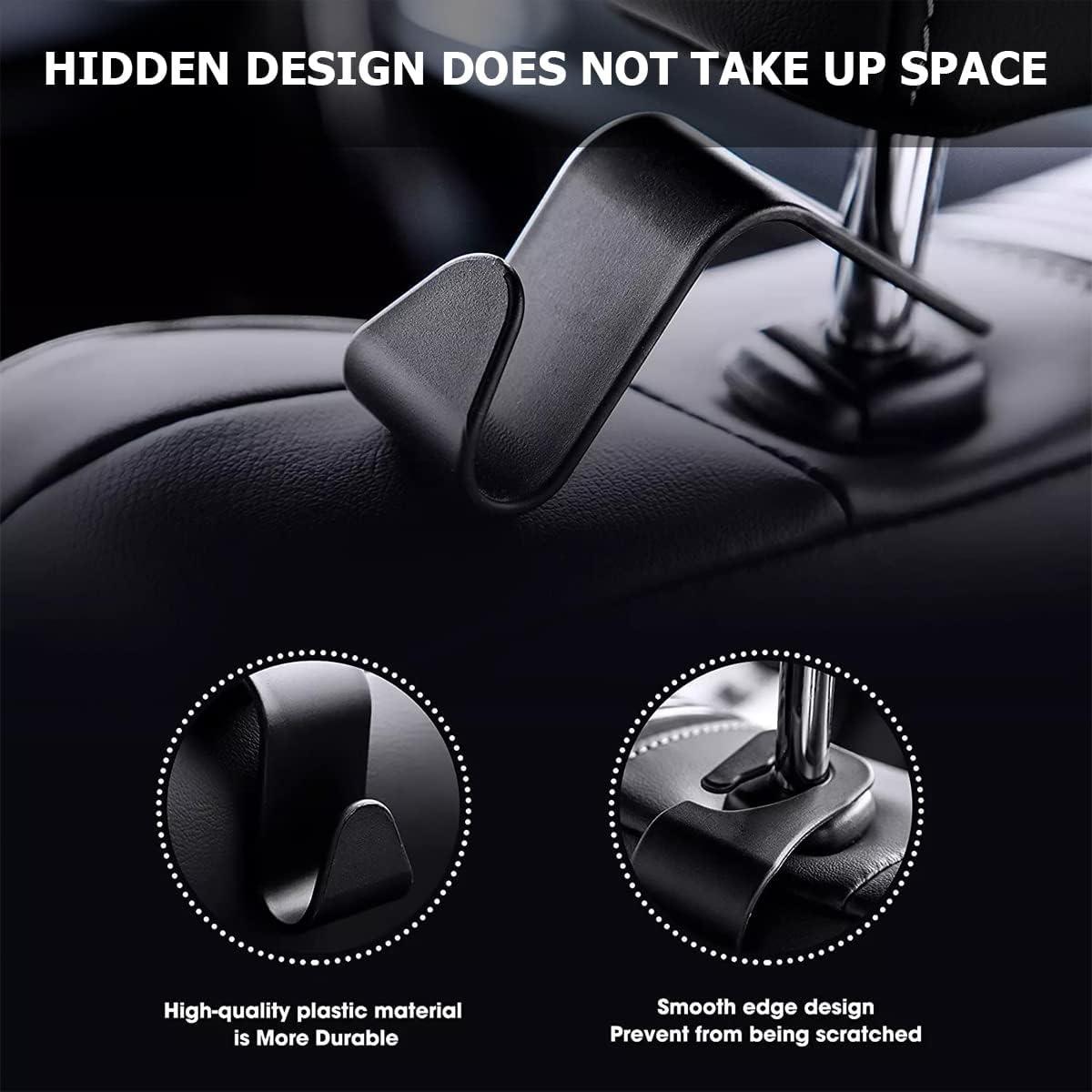 Ganchos para Reposacabezas Moly Magnolia - 4 Piezas Negro