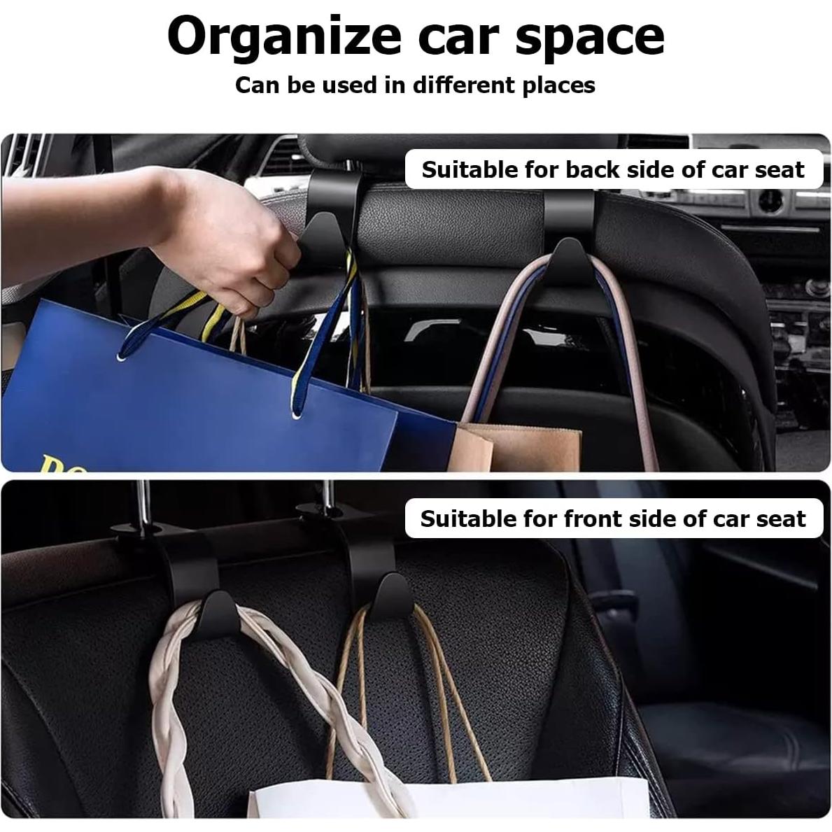 Ganchos para Reposacabezas Moly Magnolia - 4 Piezas Negro