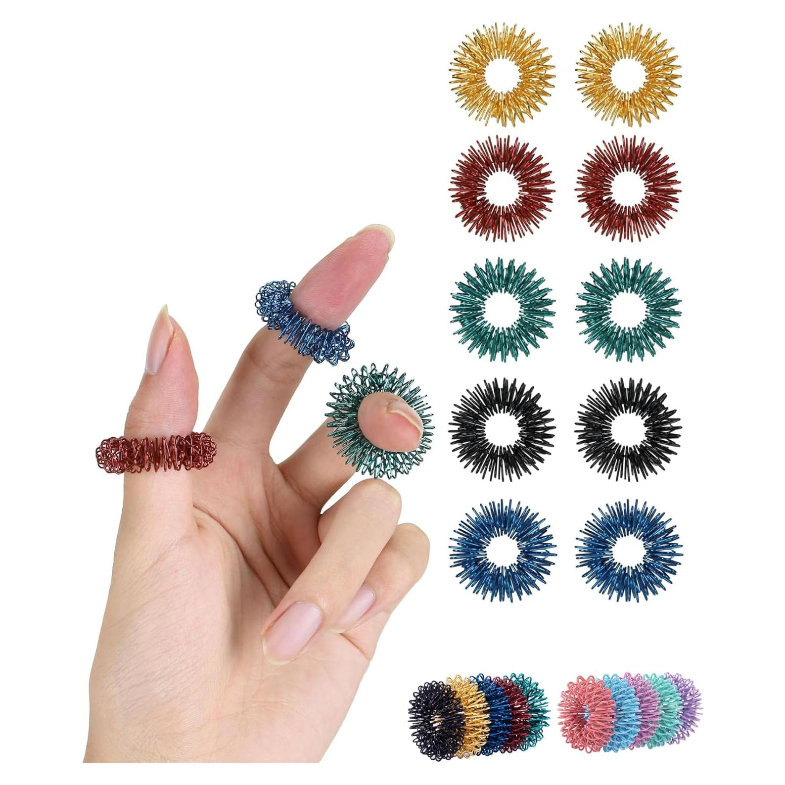 Anillos Sensoriales Espinosos Mr. Pen - Paquete de 10