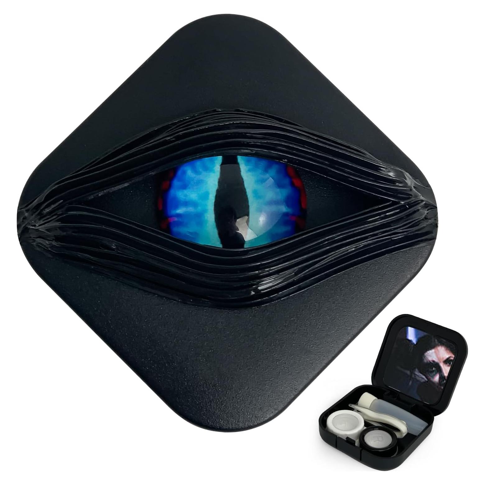 Estuche para Lentes de Contacto UpaClaire Ojo Místico Azul