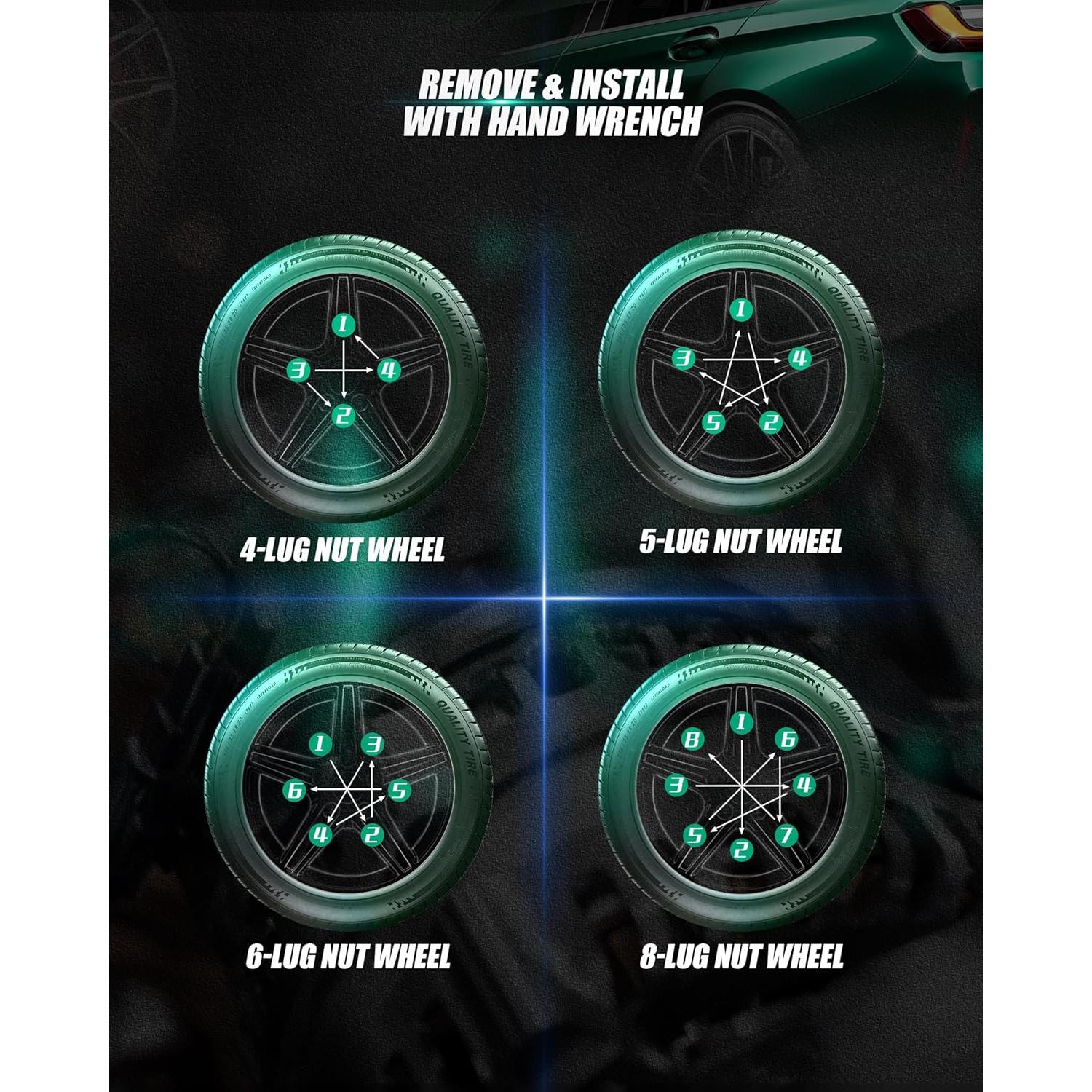 Tuercas de Pico M14x1.5 Cromo Glorider 32pcs con Llave