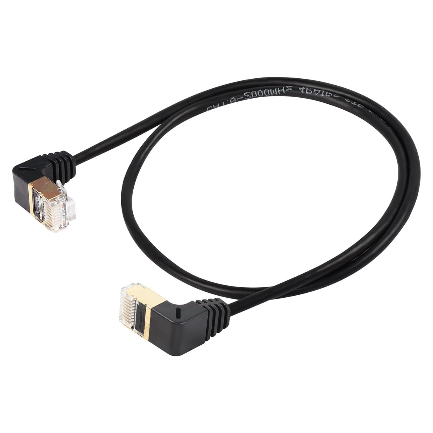 Cable Ethernet Cat8 SinLoon 0.5M 40Gbps 2000Mhz Ángulo 90°