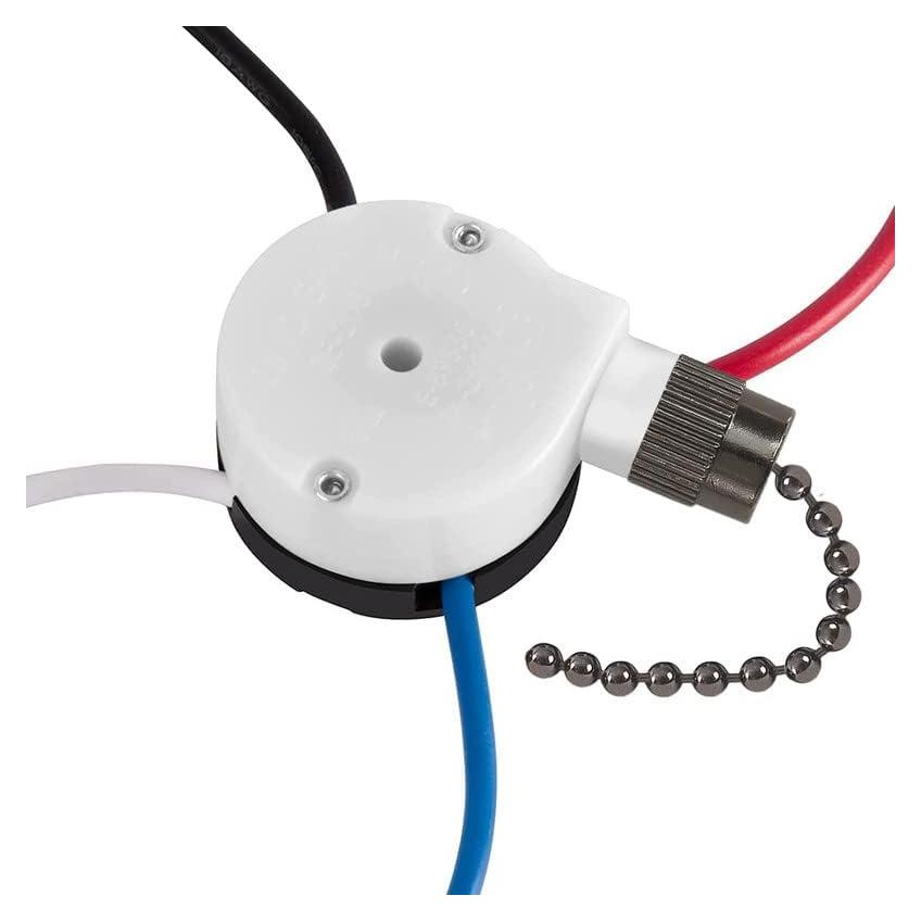 Interruptor de Ventilador de Techo Aoprofree 3 Velocidades Negro