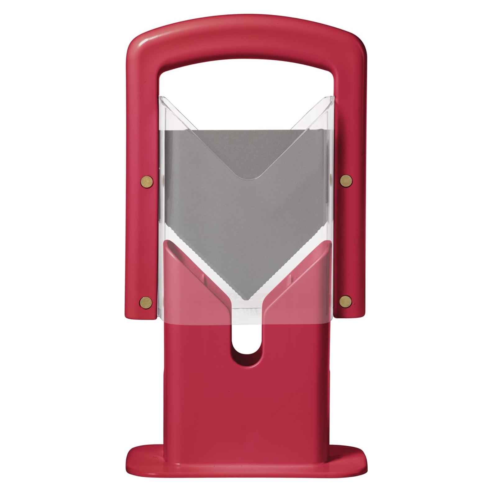 Cortador de Bagels Hoan 23.5 cm con Escudo de Seguridad Rojo