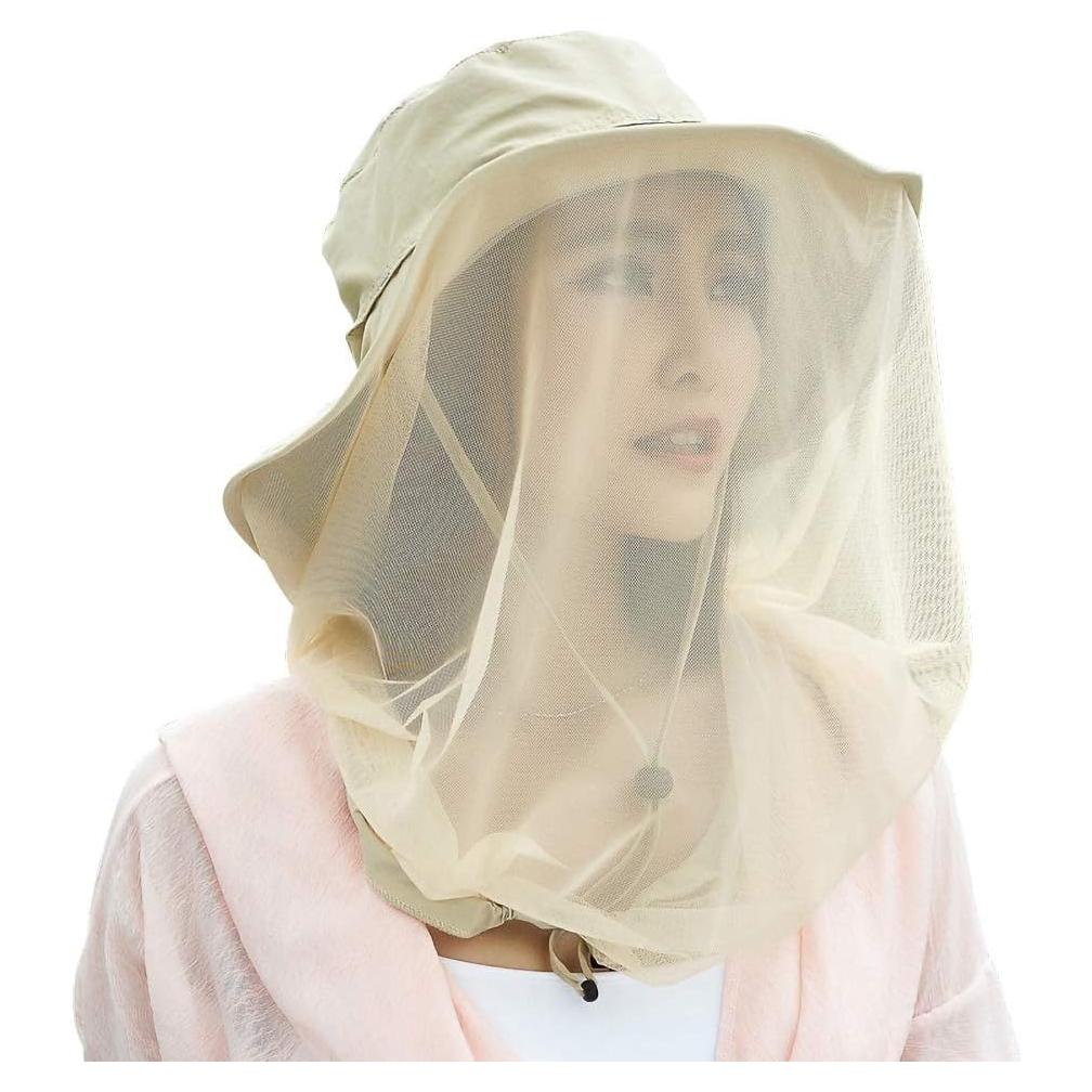 Sombrero Safari Jackcell con Red Anti-Mosquitos y UPF 50+