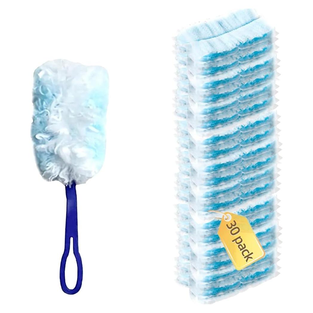 Paquete de 30 Recargas Plumero Hlmsyurx Multiusos con Mango