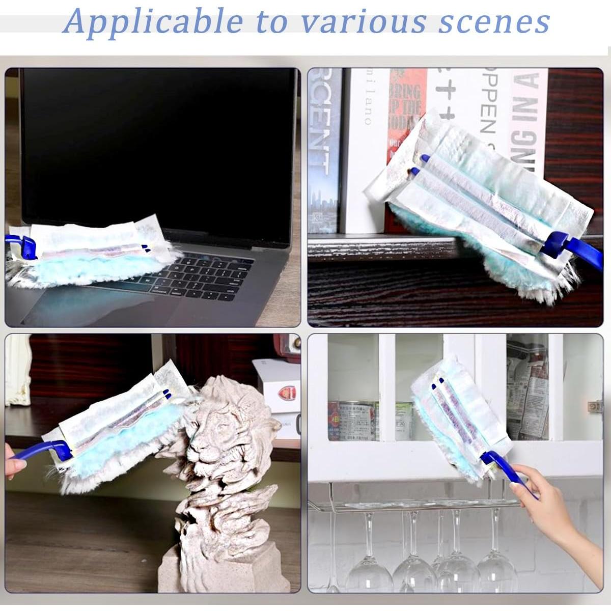 Paquete de 30 Recargas Plumero Hlmsyurx Multiusos con Mango