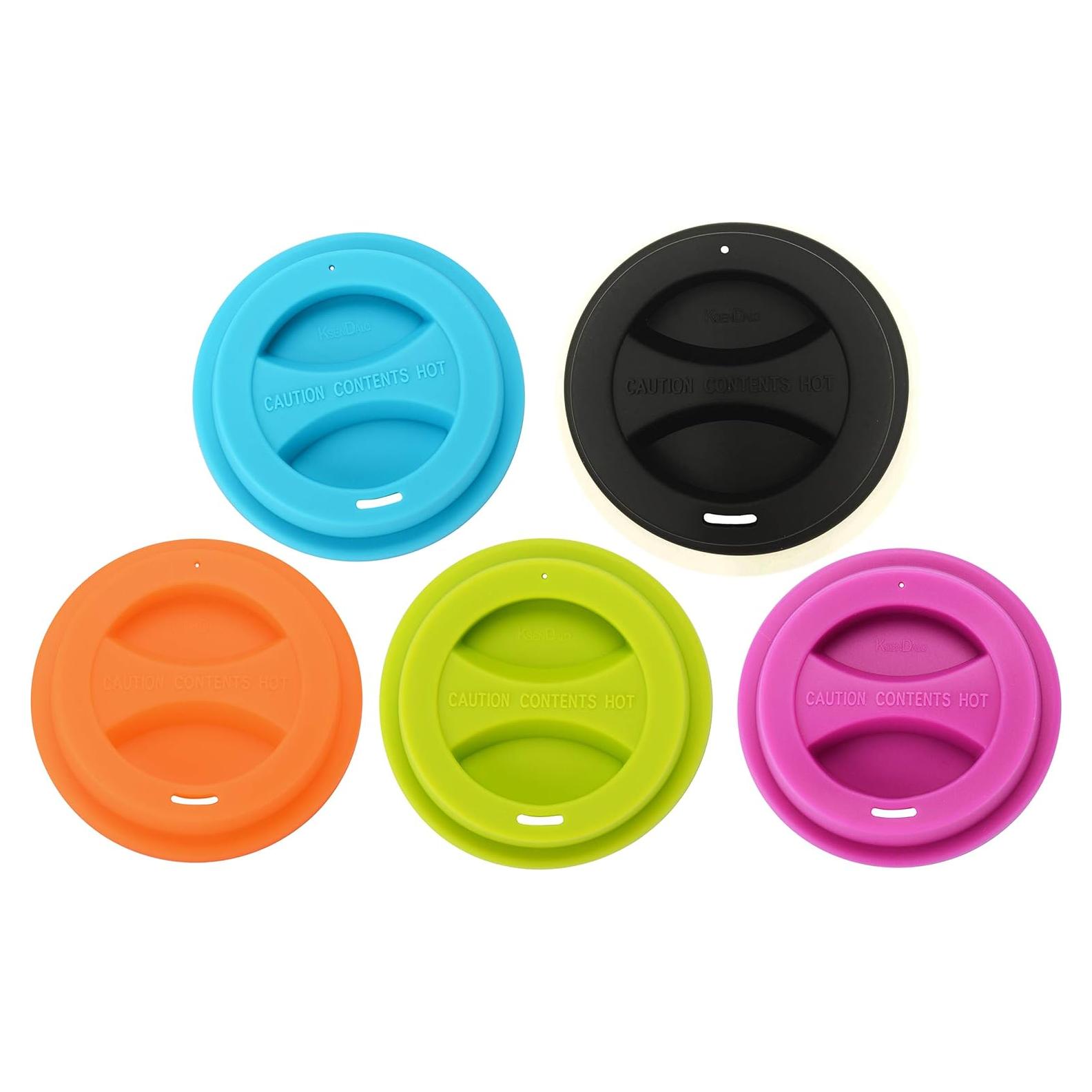 Tapas de Silicona Reutilizables KSENDALO para Tazas 12oz y 16oz