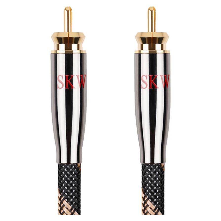 Cable Coaxial Digital SKW RCA a RCA 1M para Subwoofer