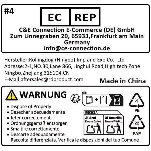 Juego de Brochas de Pintura ROLLINGDOG 2 Piezas Detalle Pro