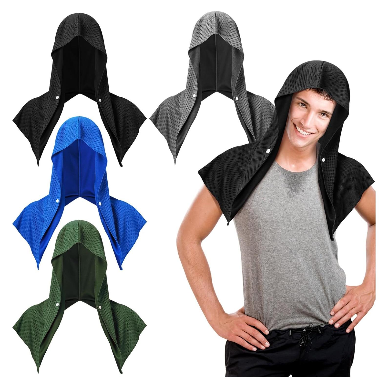 Toallas de Enfriamiento Bencailor 4 Piezas UPF 50 para Yoga y Fitness